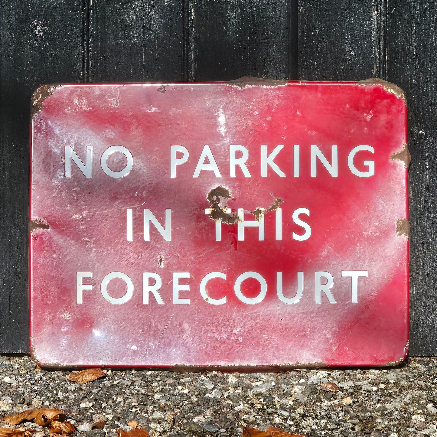 British Railways Midland No Parking Enamel Sign