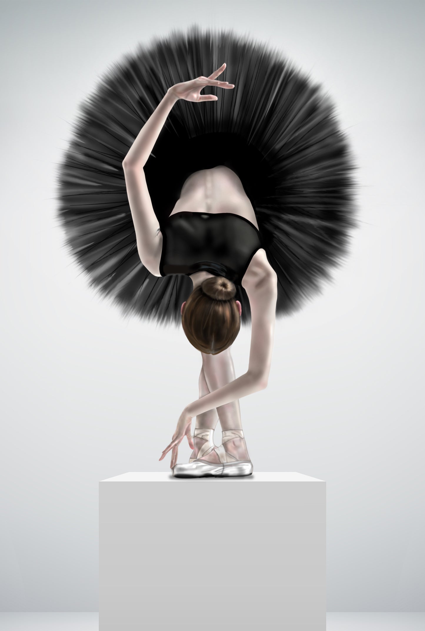 Black Swan by Tracy Dawe Print