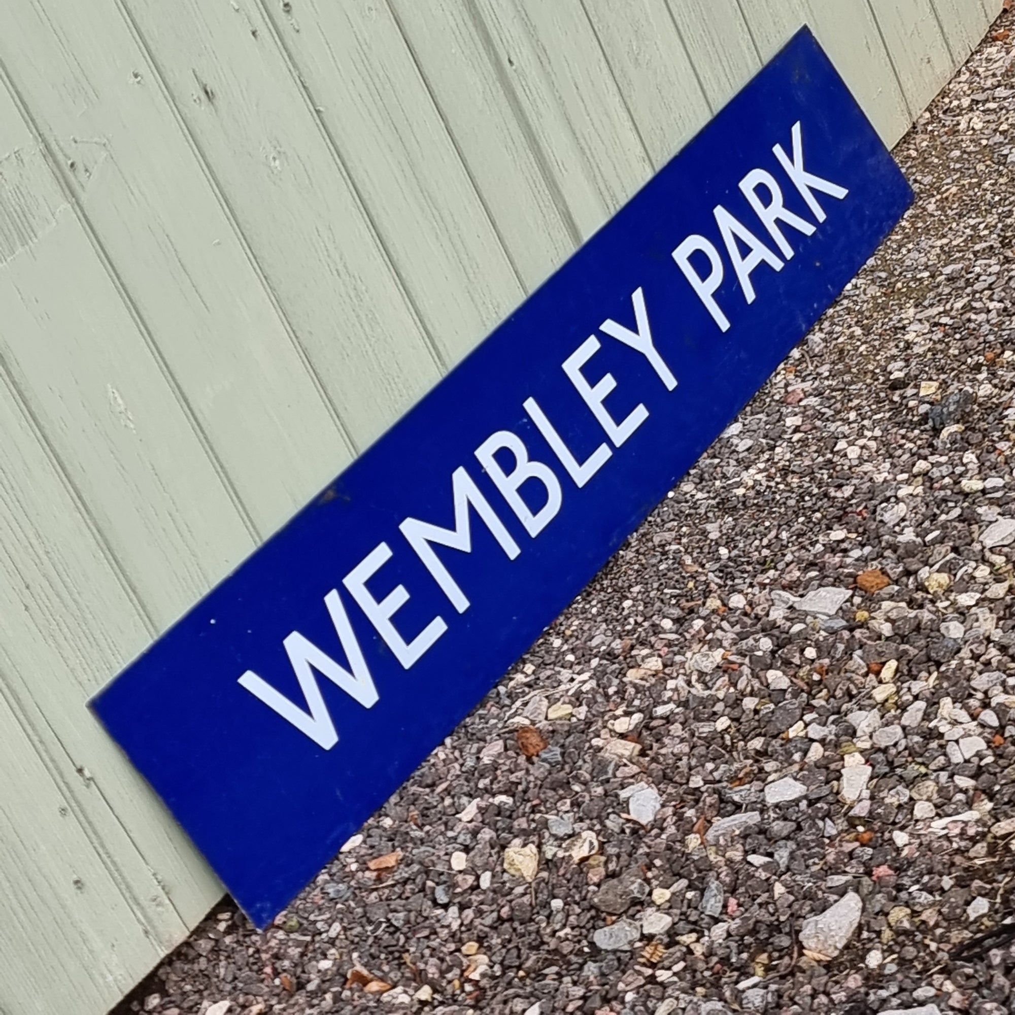 London Underground Wembley Park Enamel Sign