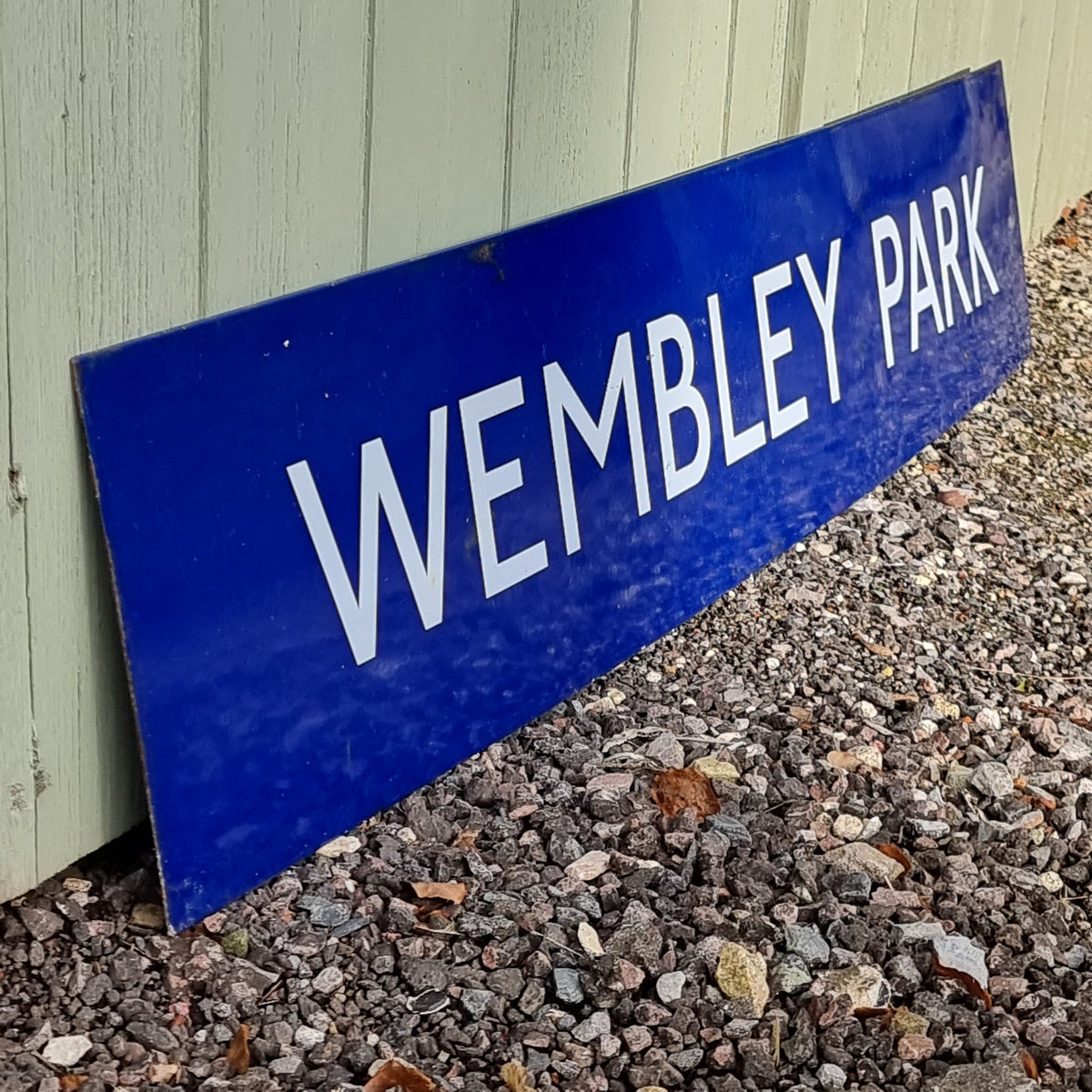 London Underground Wembley Park Enamel Sign