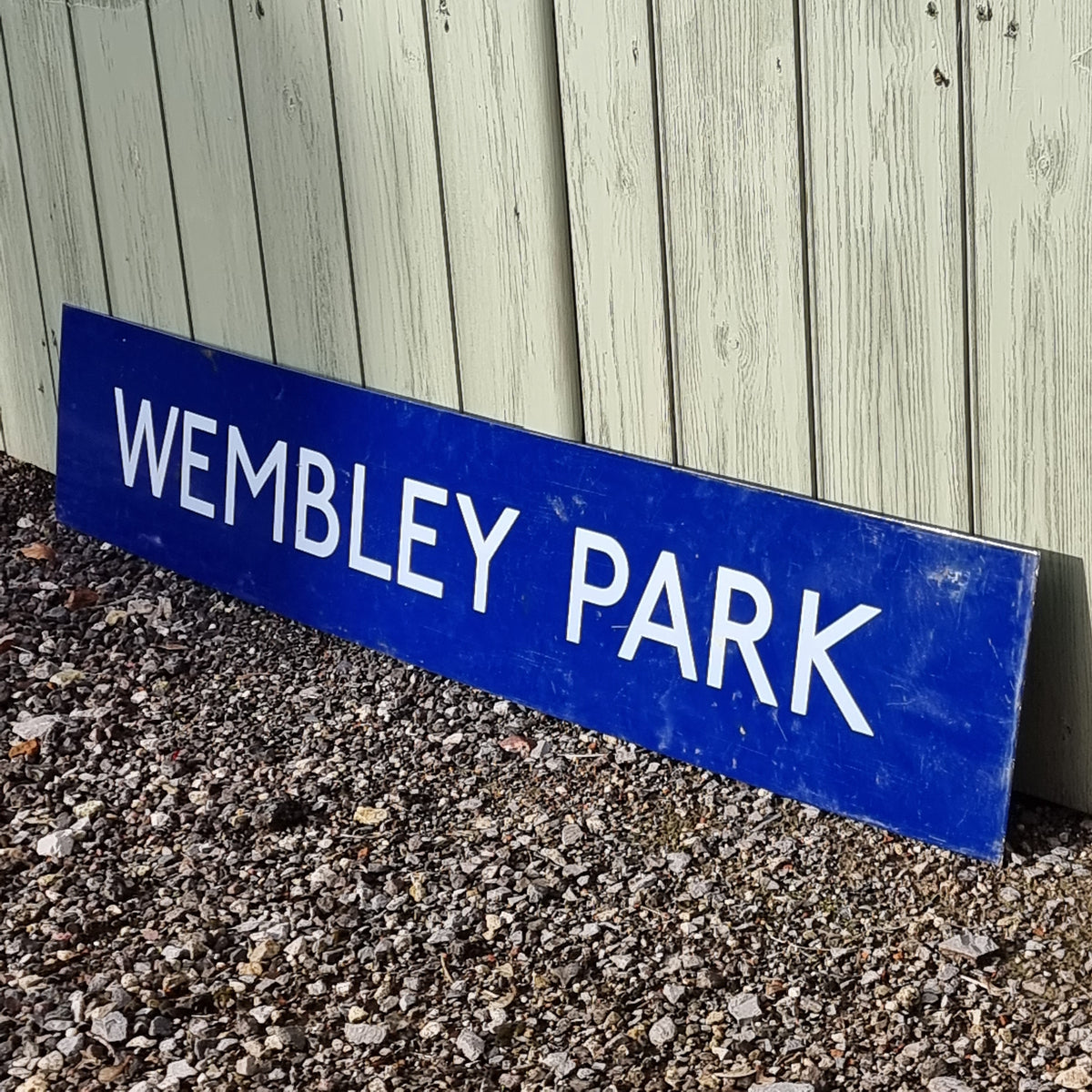 London Underground Wembley Park Enamel Sign
