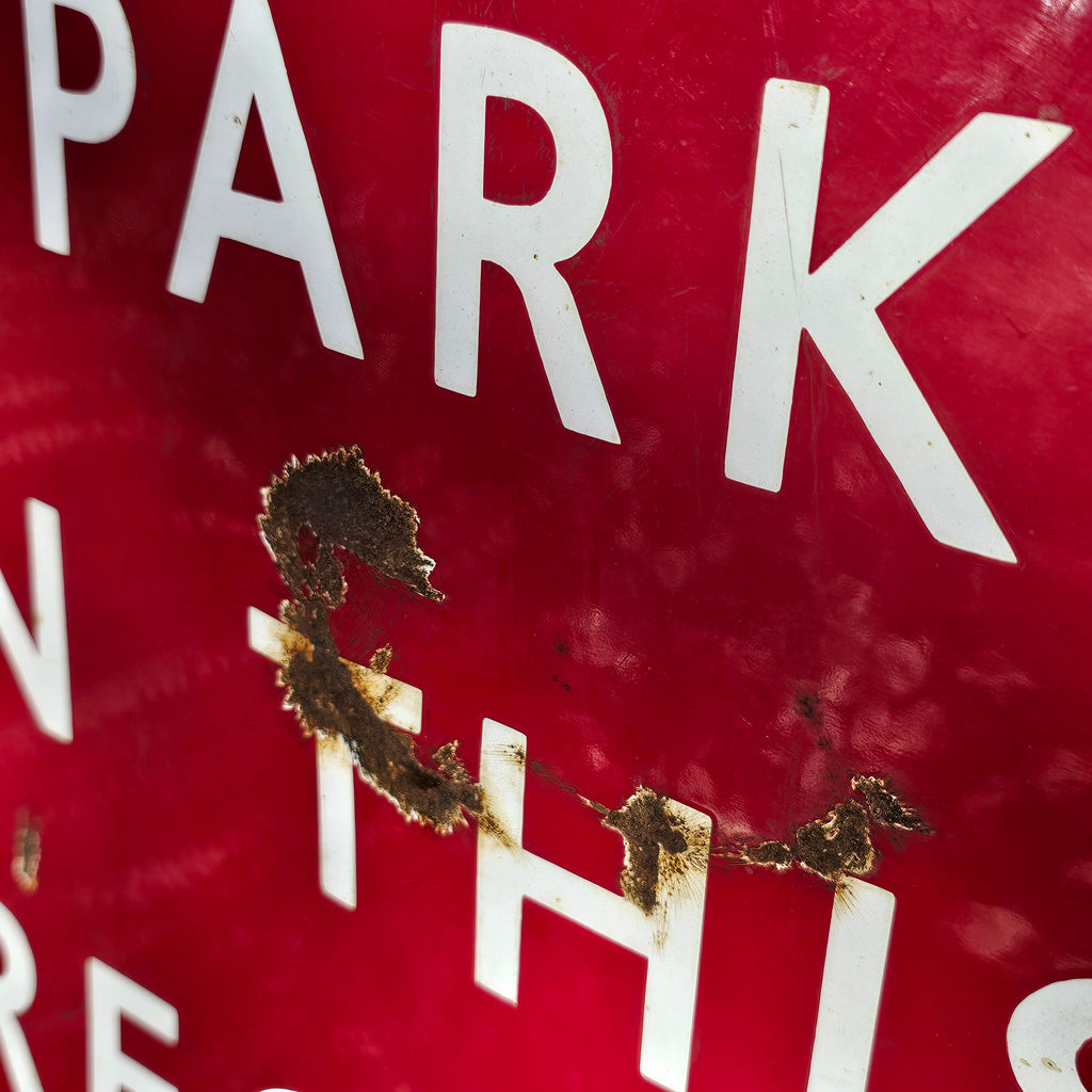 British Railways Midland No Parking Enamel Sign