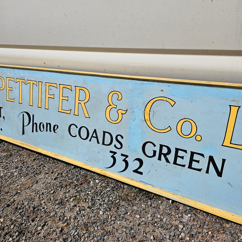 Thomas Pettifer & Co Sign