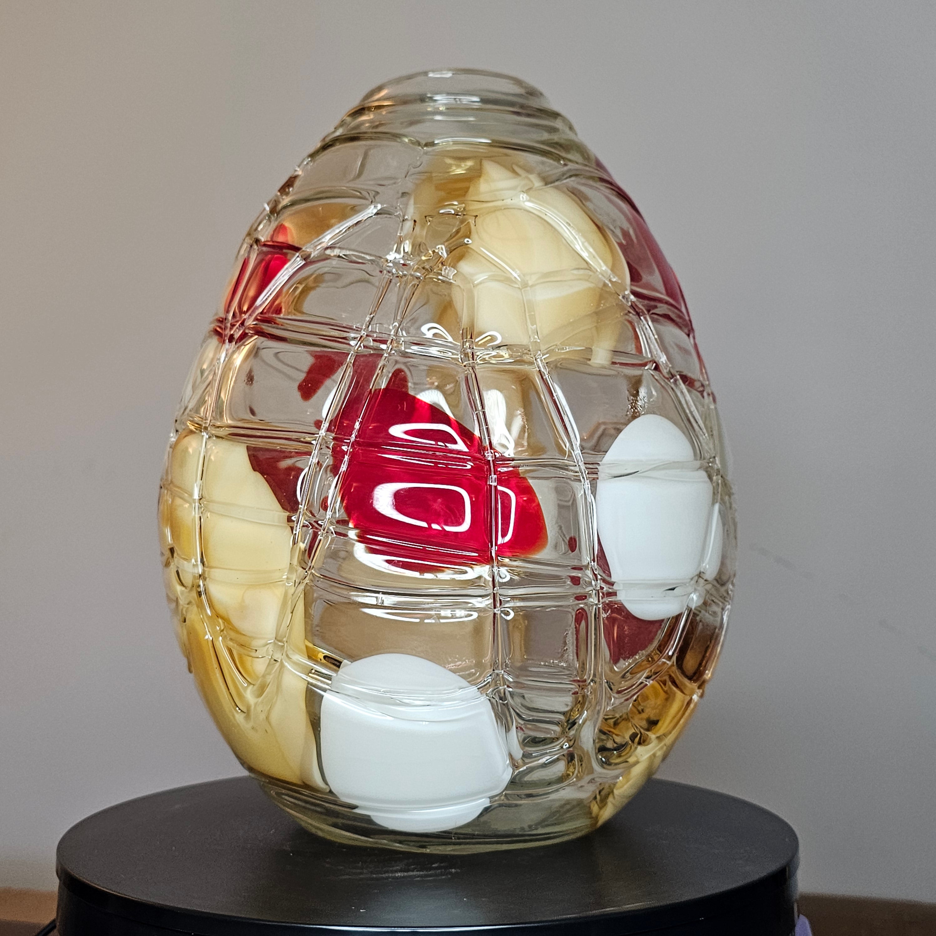 Mid Century Art Glass Vase