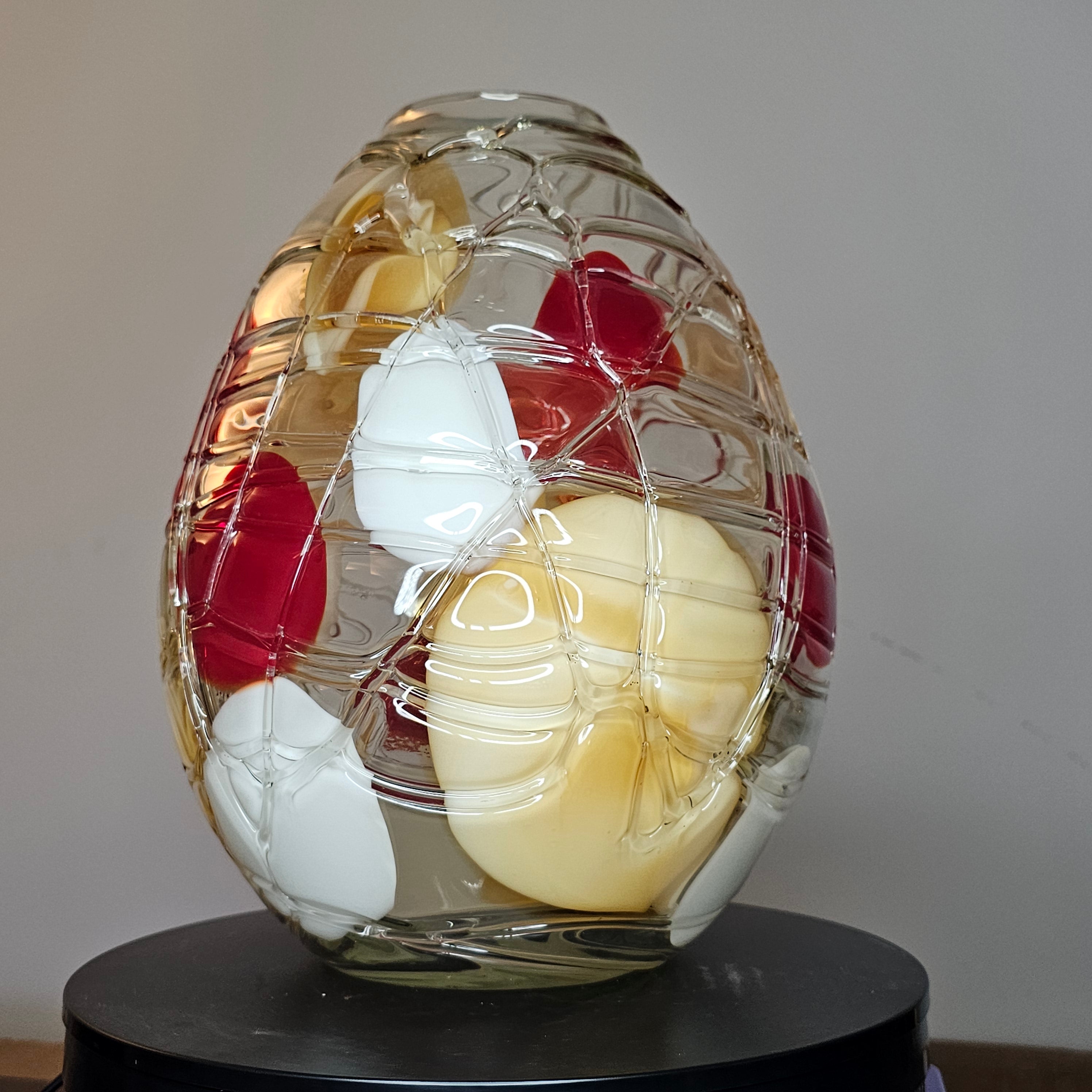 Mid Century Art Glass Vase