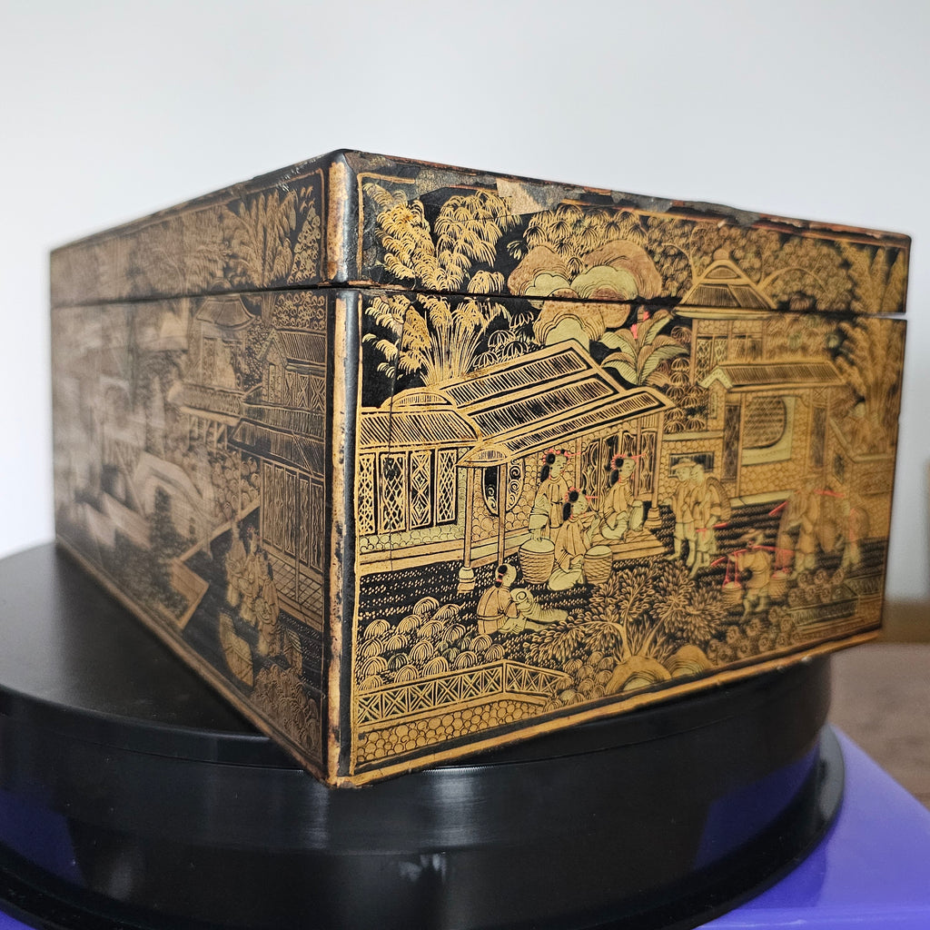 Chinoiserie Tea Caddy