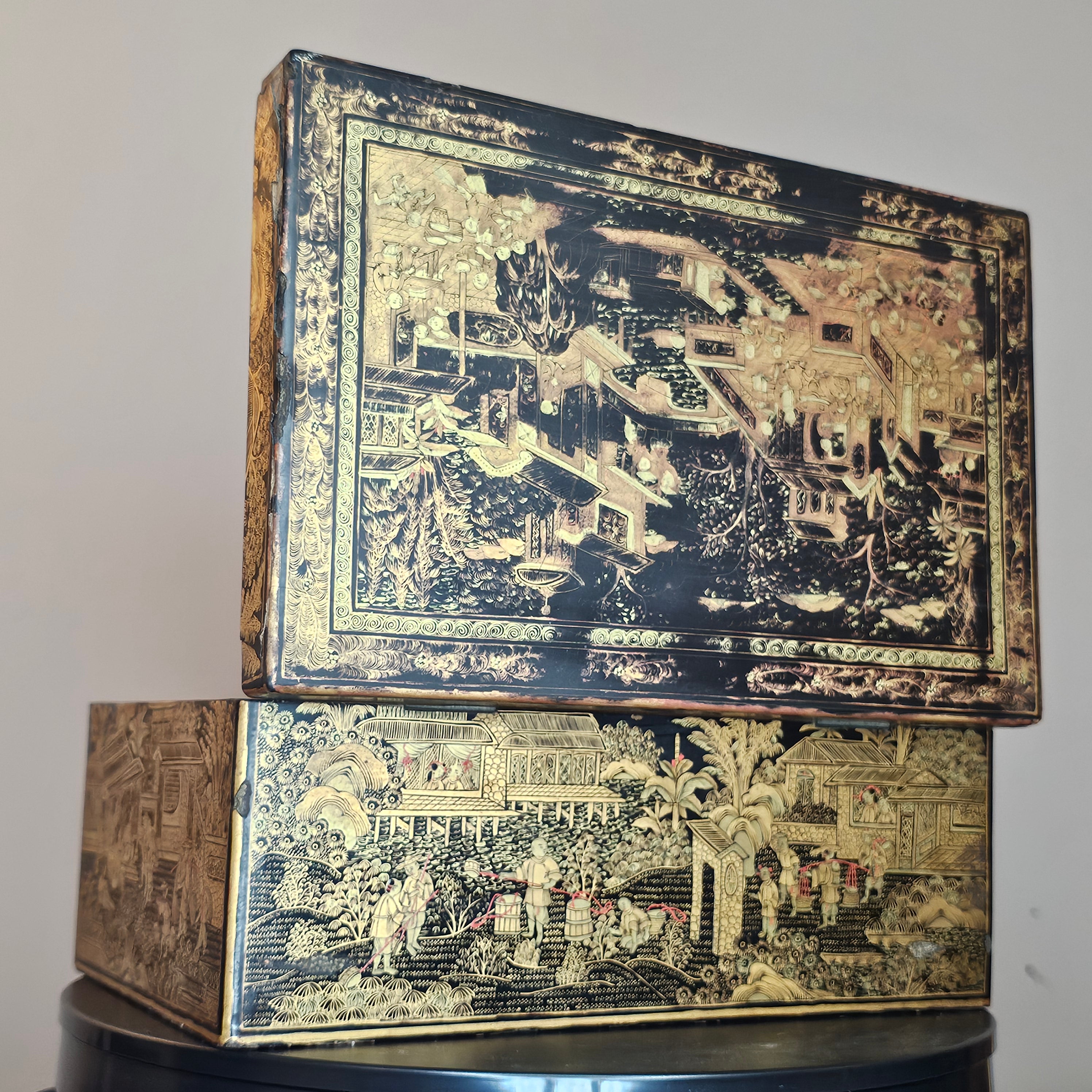 Chinoiserie Tea Caddy