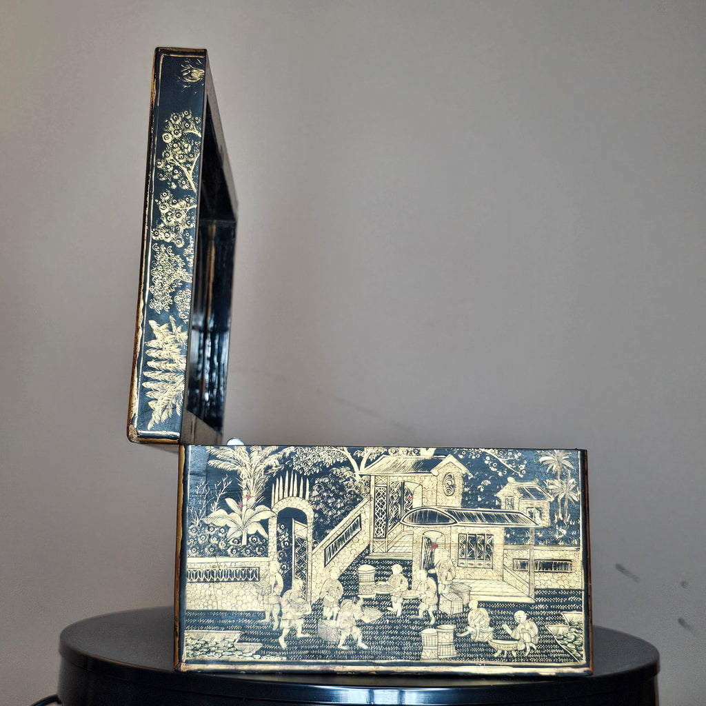 Chinoiserie Tea Caddy