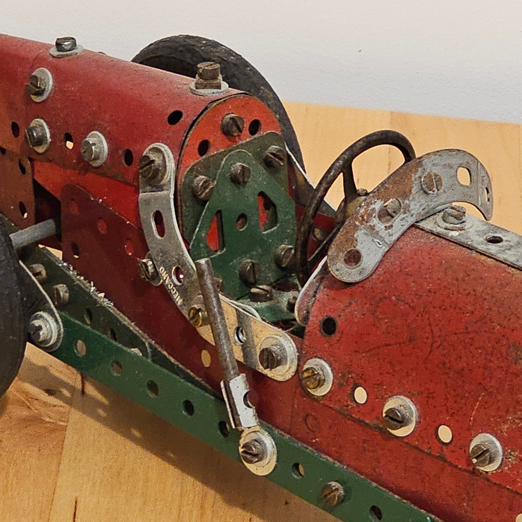 Meccano Boat Tail Racing Car (4 wheel)