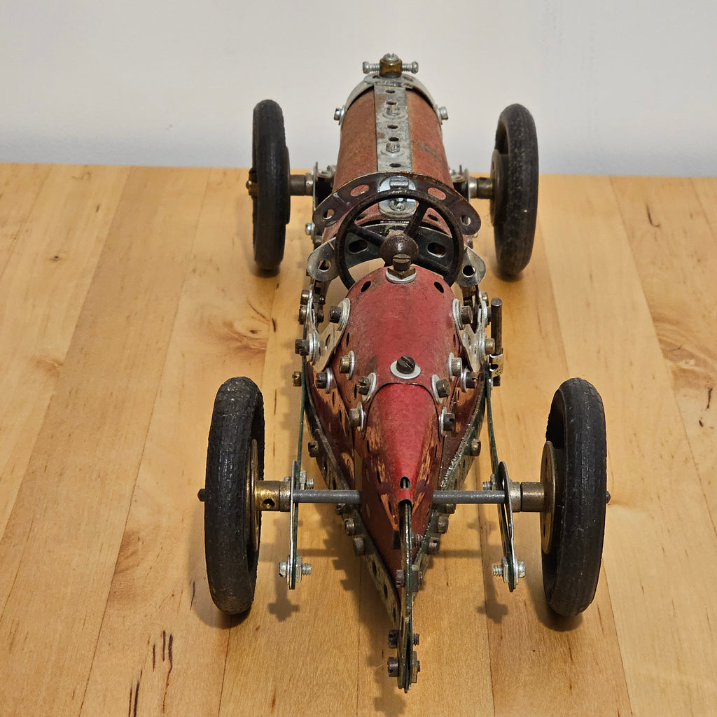 Meccano Boat Tail Racing Car (4 wheel)