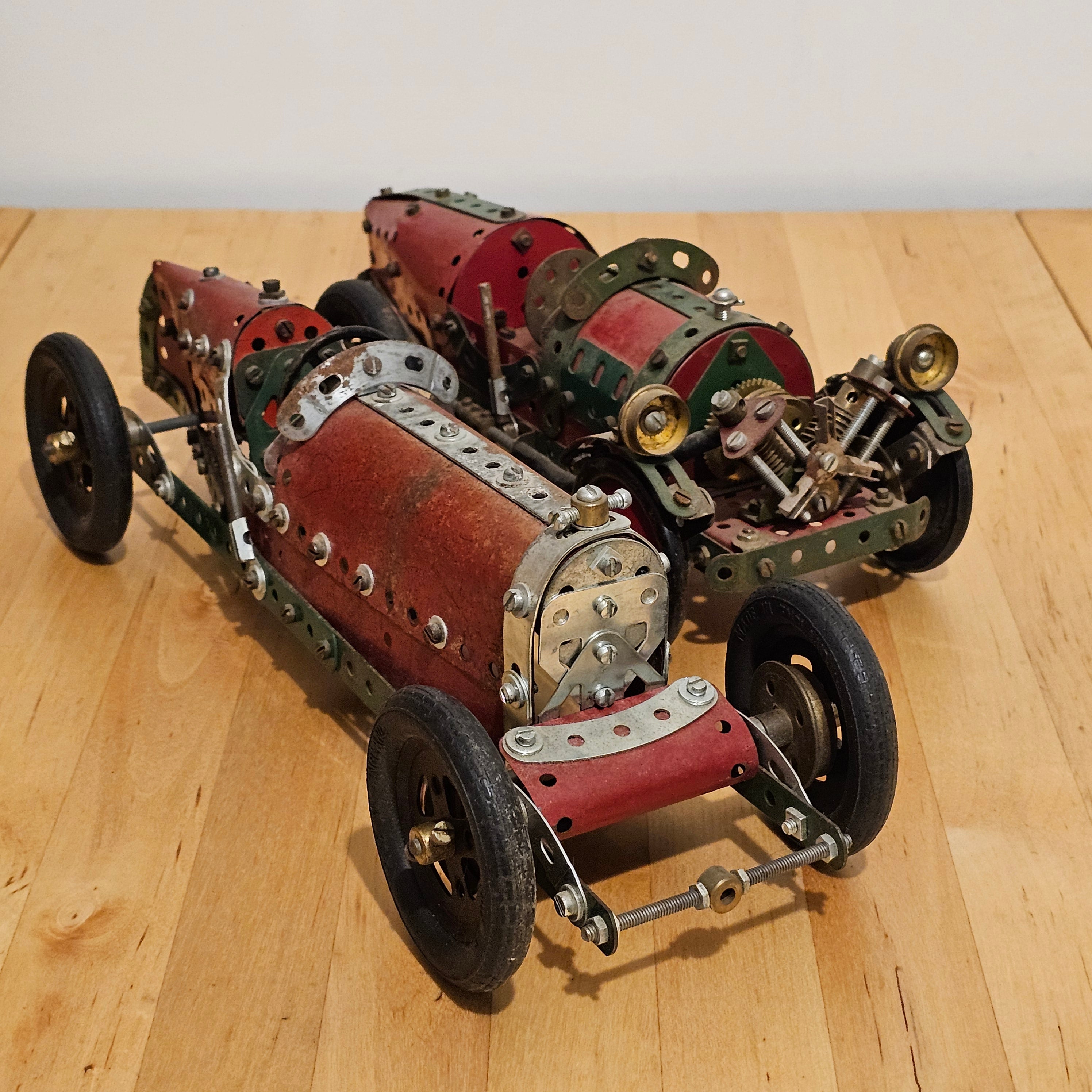 Meccano Boat Tail Racing Car (4 wheel)