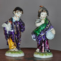Pair of Antique Capodimonte Figures