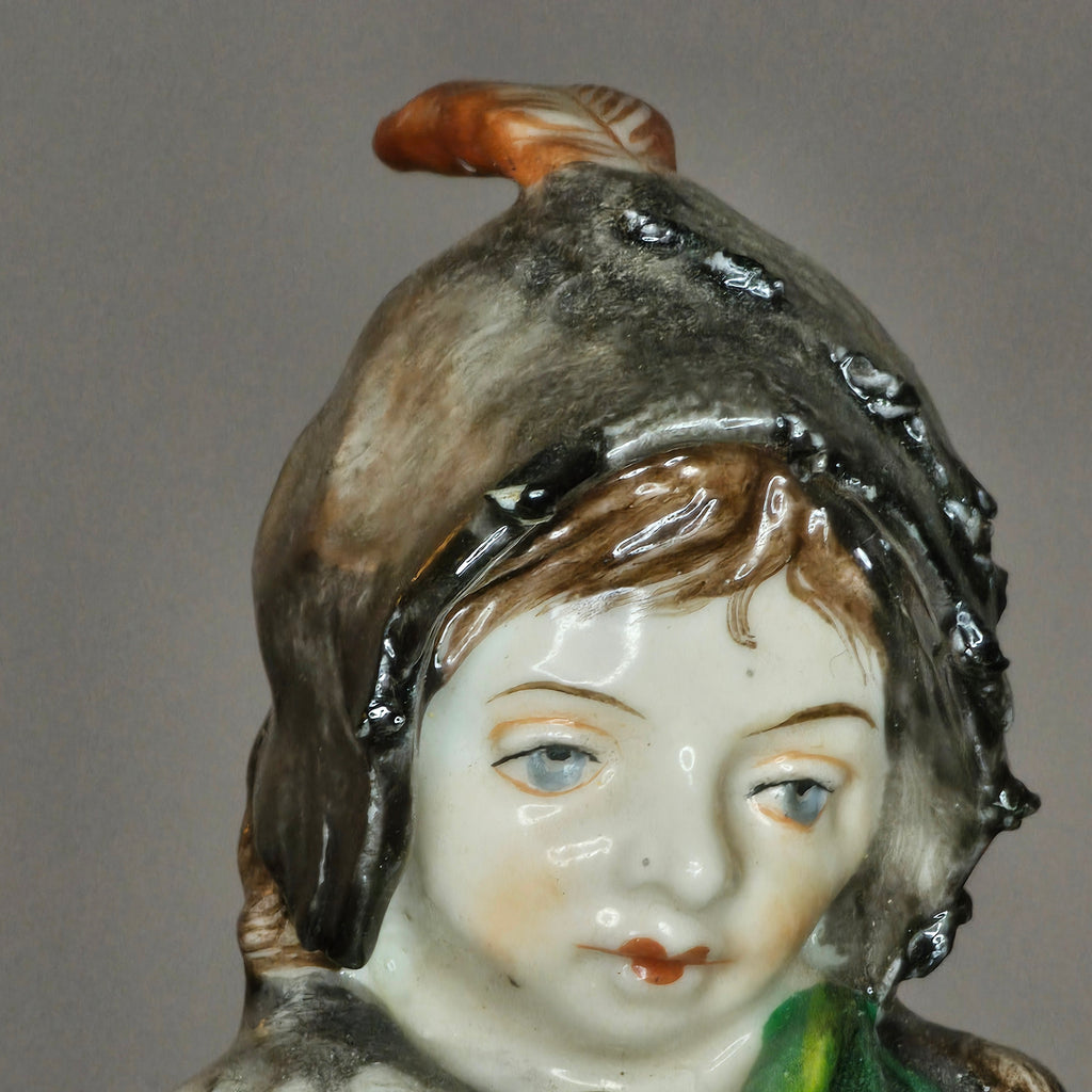 Pair of Antique Capodimonte Figures