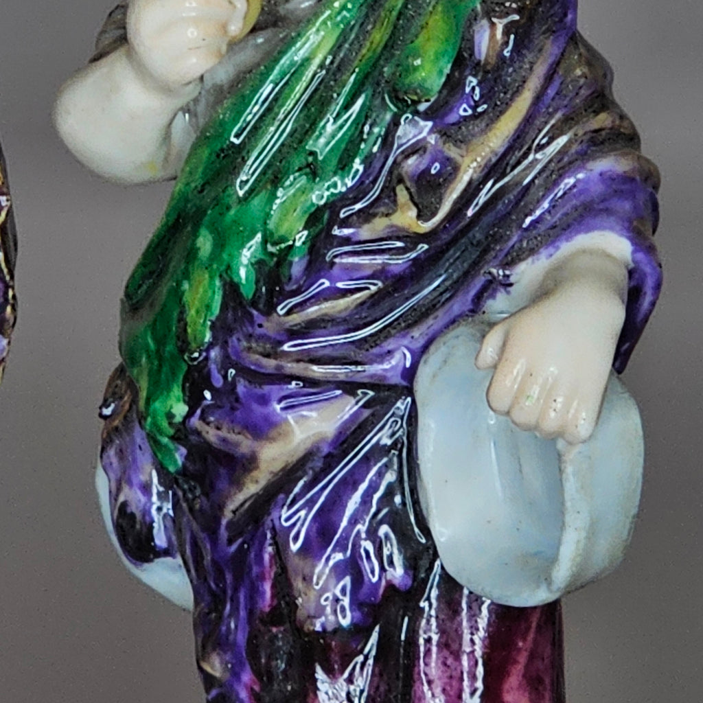 Pair of Antique Capodimonte Figures