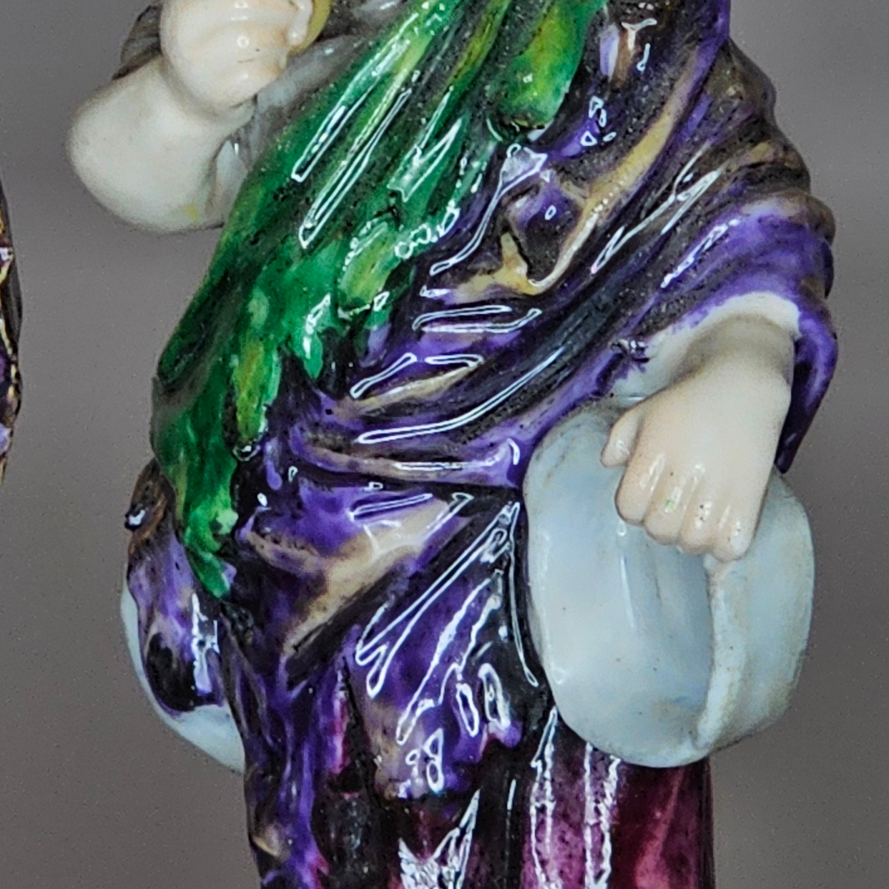 Pair of Antique Capodimonte Figures