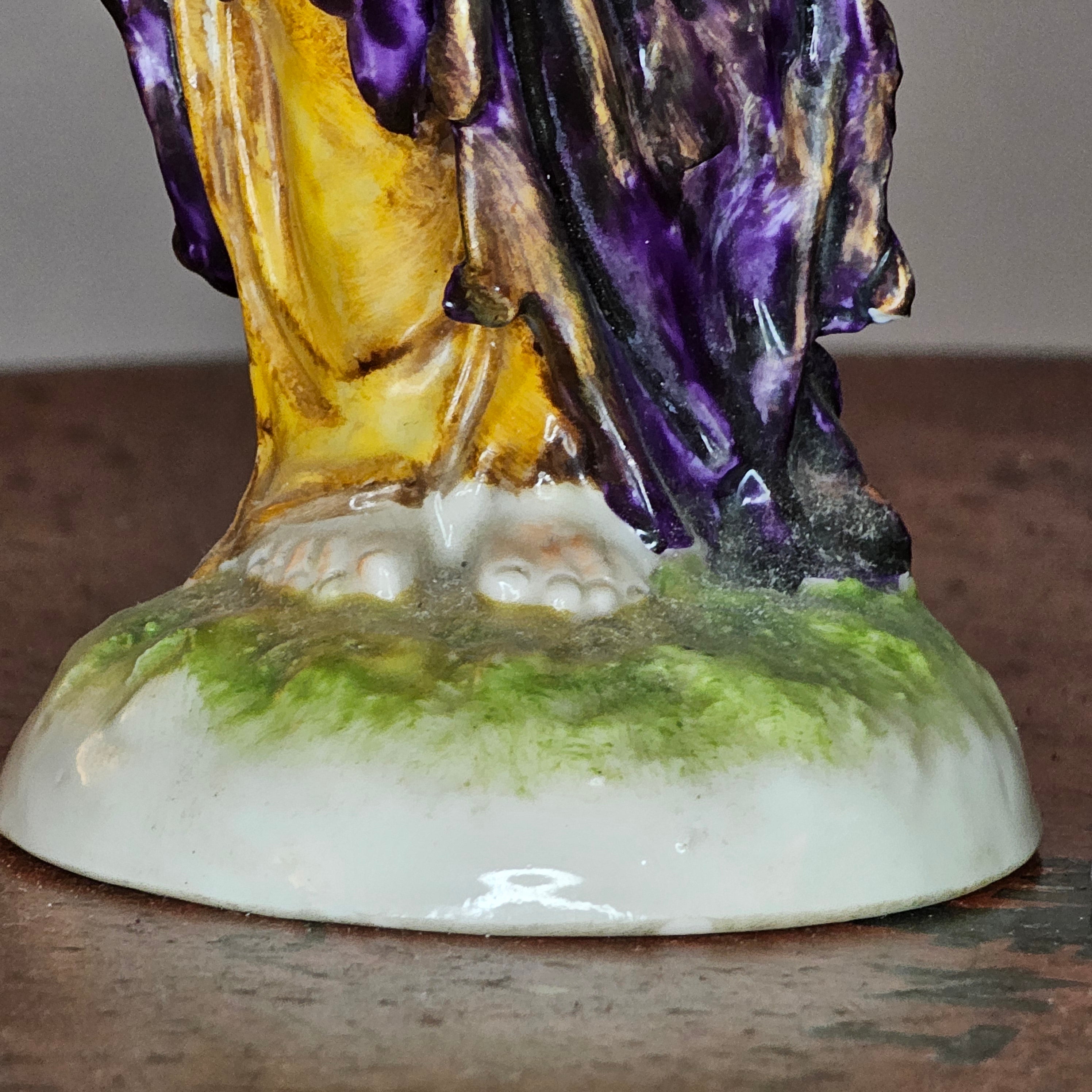 Pair of Antique Capodimonte Figures