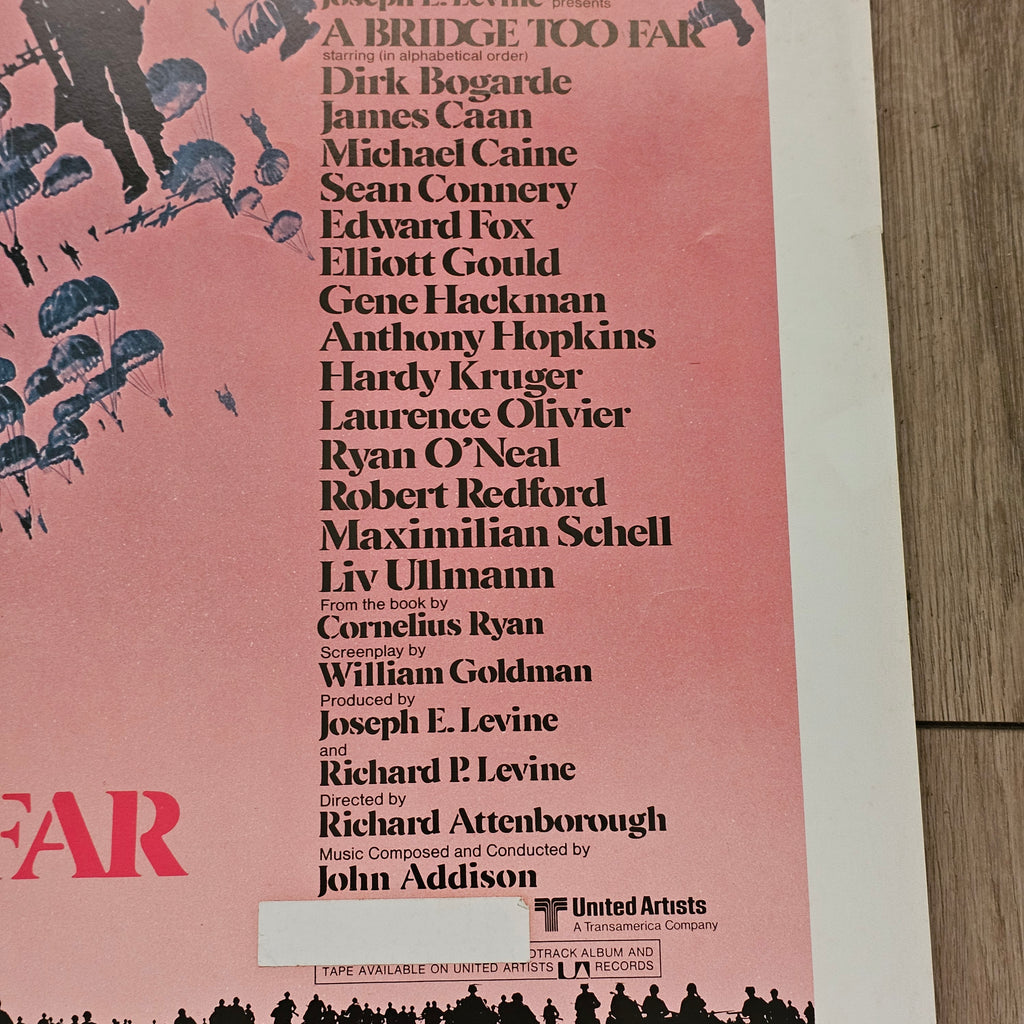 A Bridge Too Far Movie Poster
