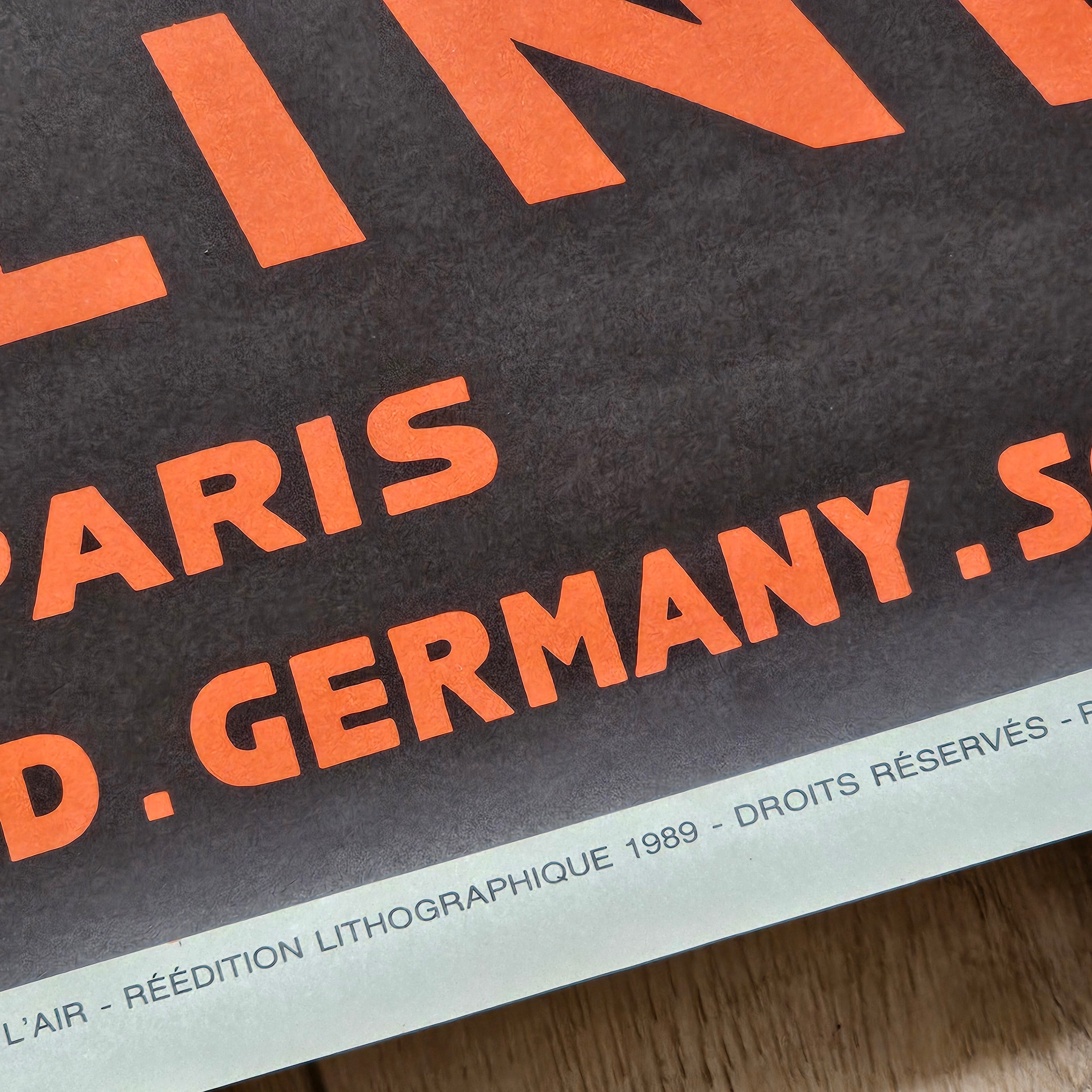 Farman Airlines Advertising Poster - Air France