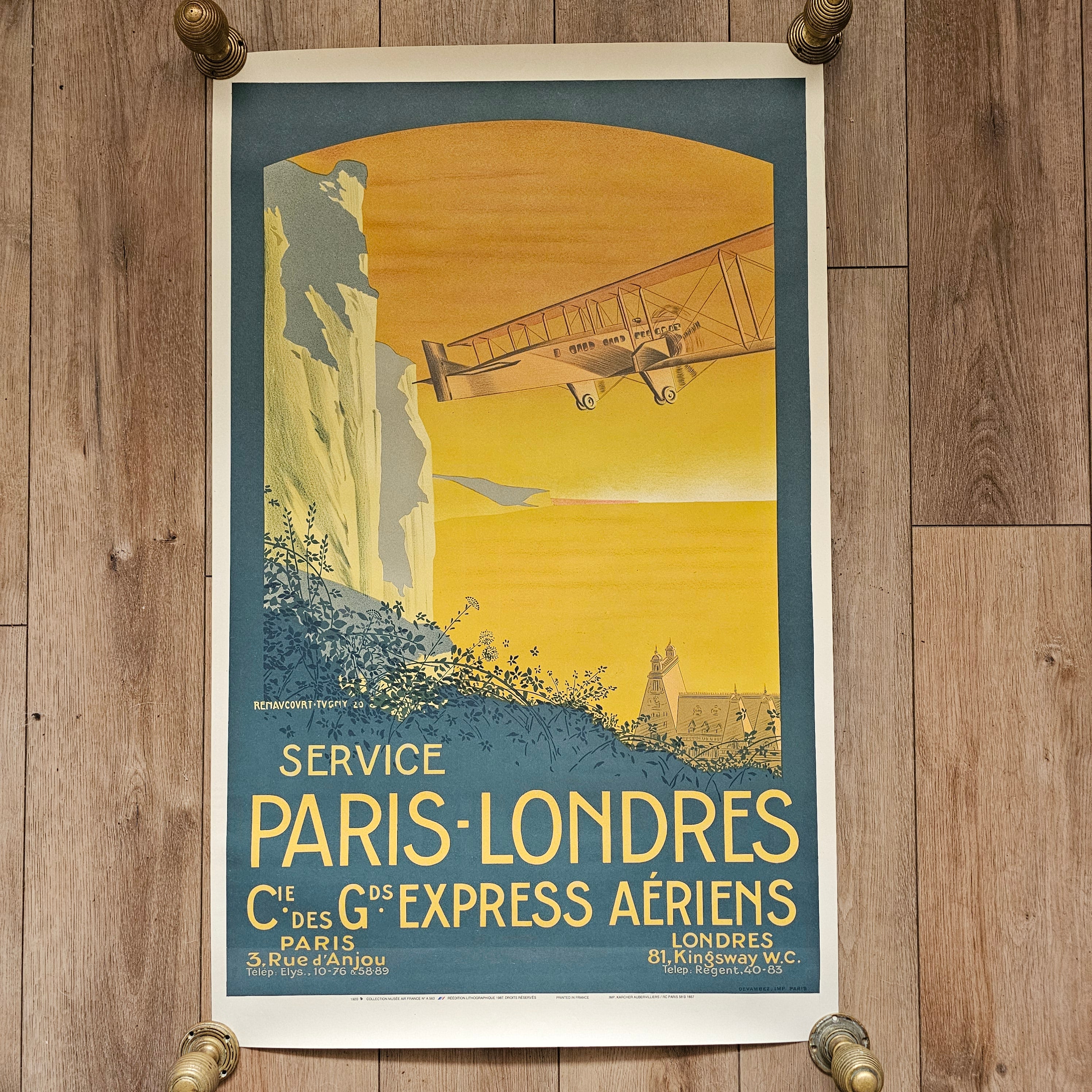 Compagnie de Grands Express Advertising Poster - Air France