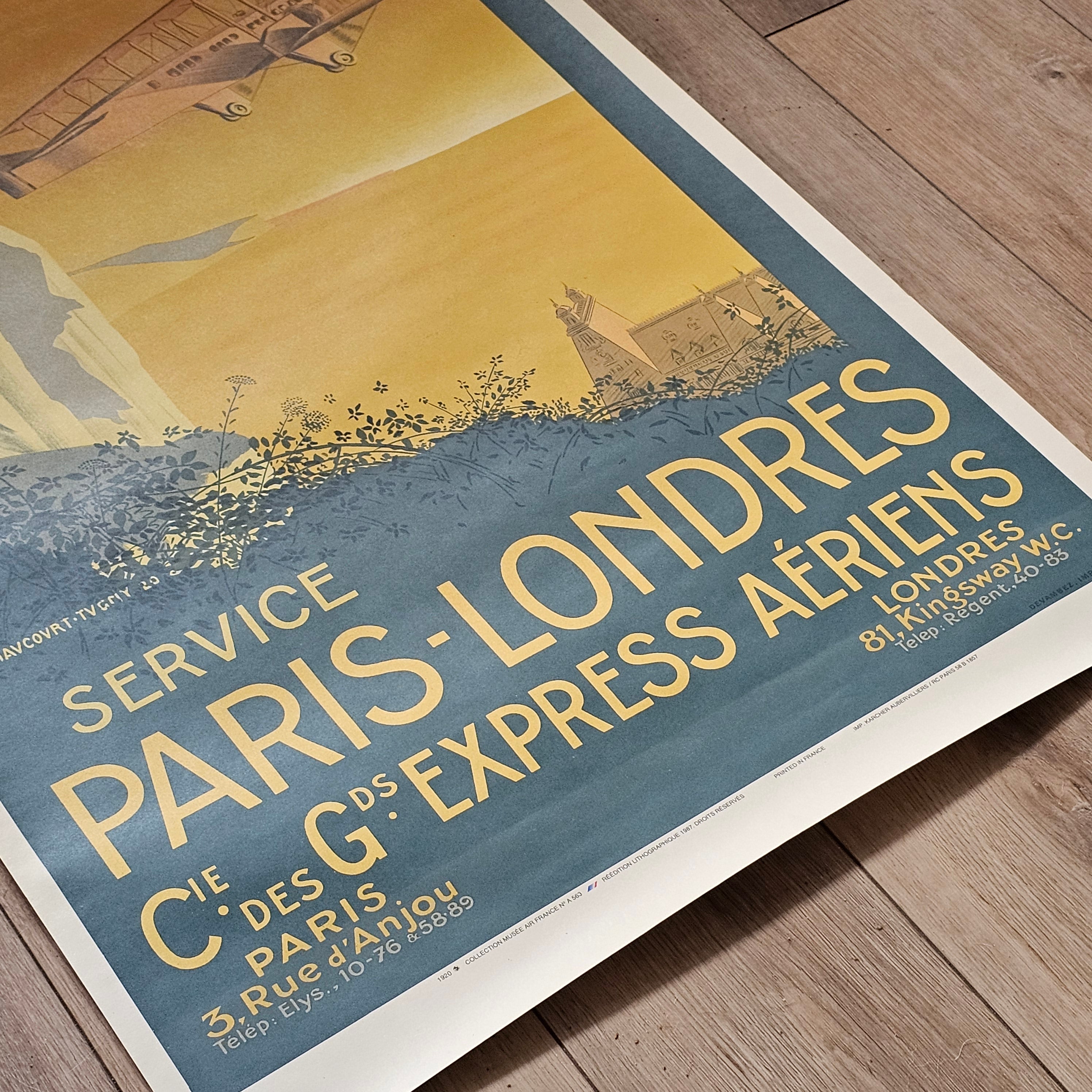 Compagnie de Grands Express Advertising Poster - Air France