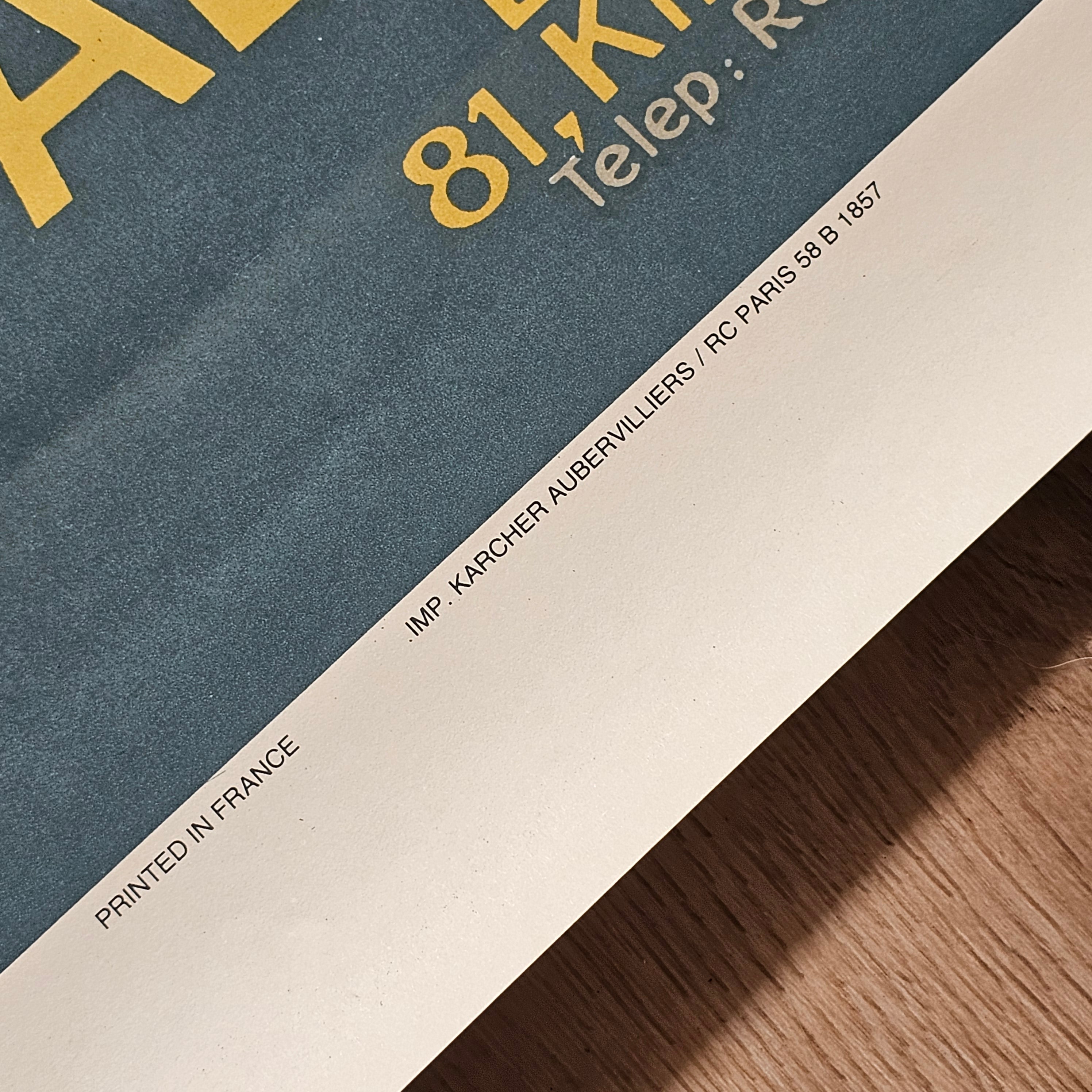 Compagnie de Grands Express Advertising Poster - Air France