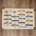 Evolution of the Real McCoy - Corvette Poster 1970