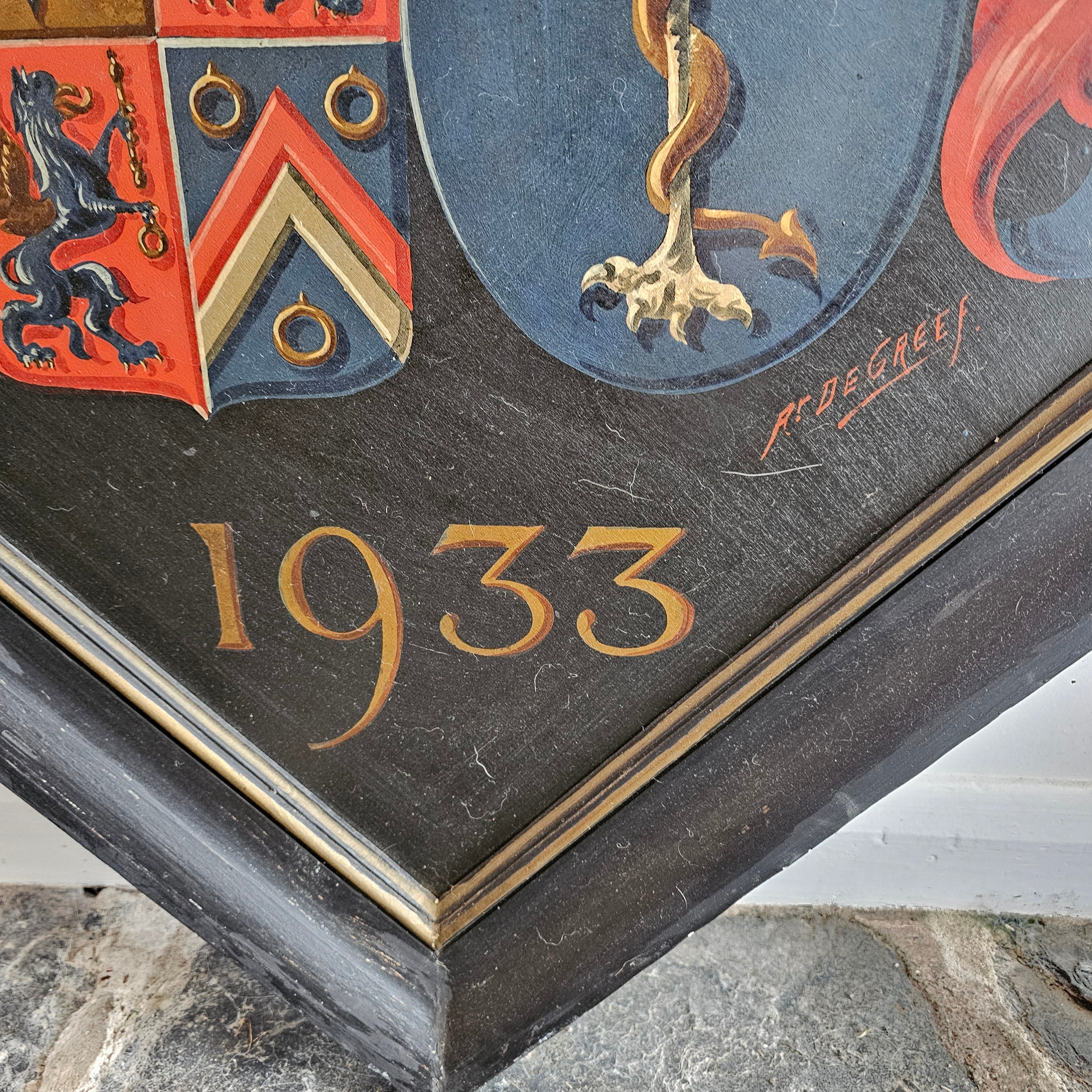 Belgian Funerary Hatchment (1933)