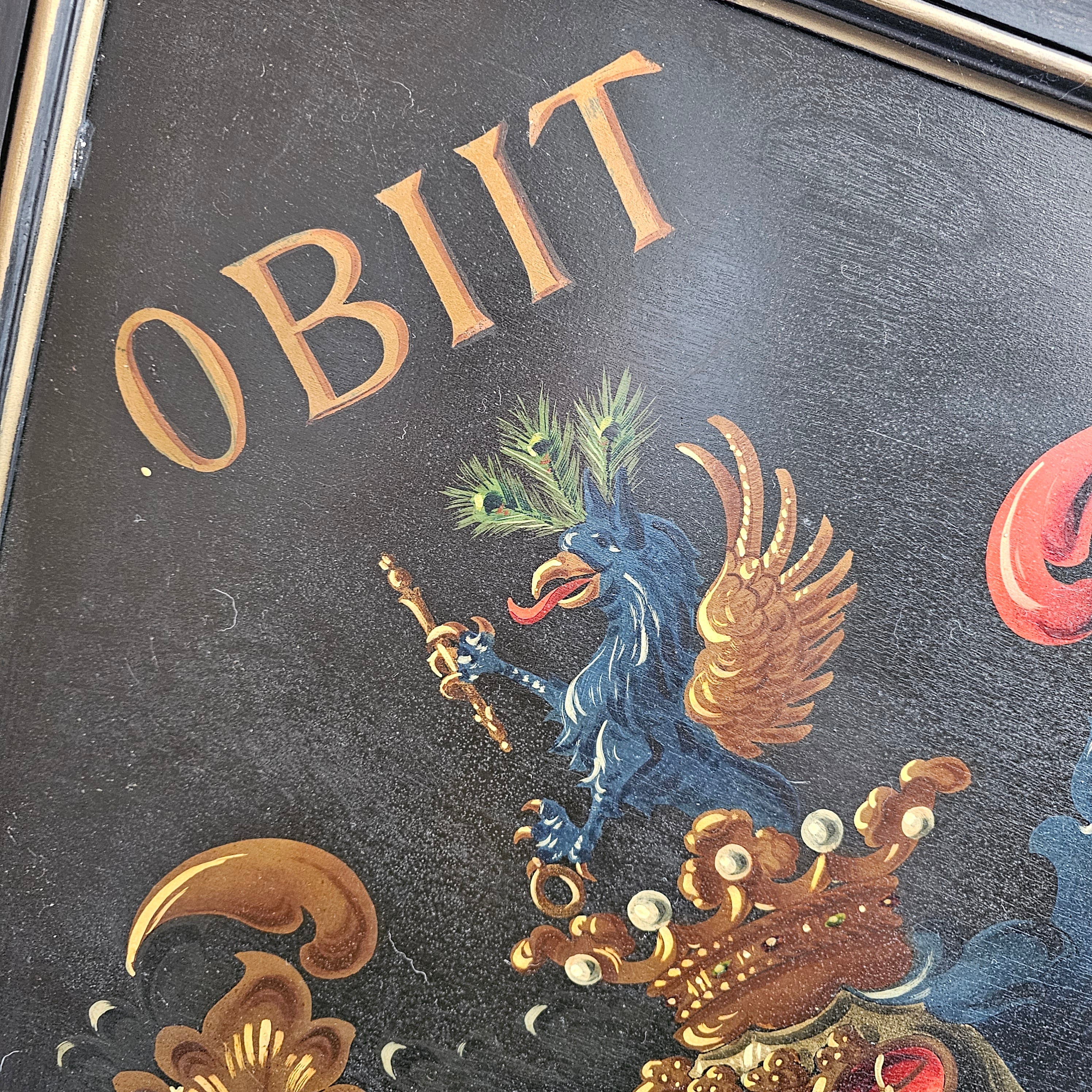 Belgian Funerary Hatchment (1933)
