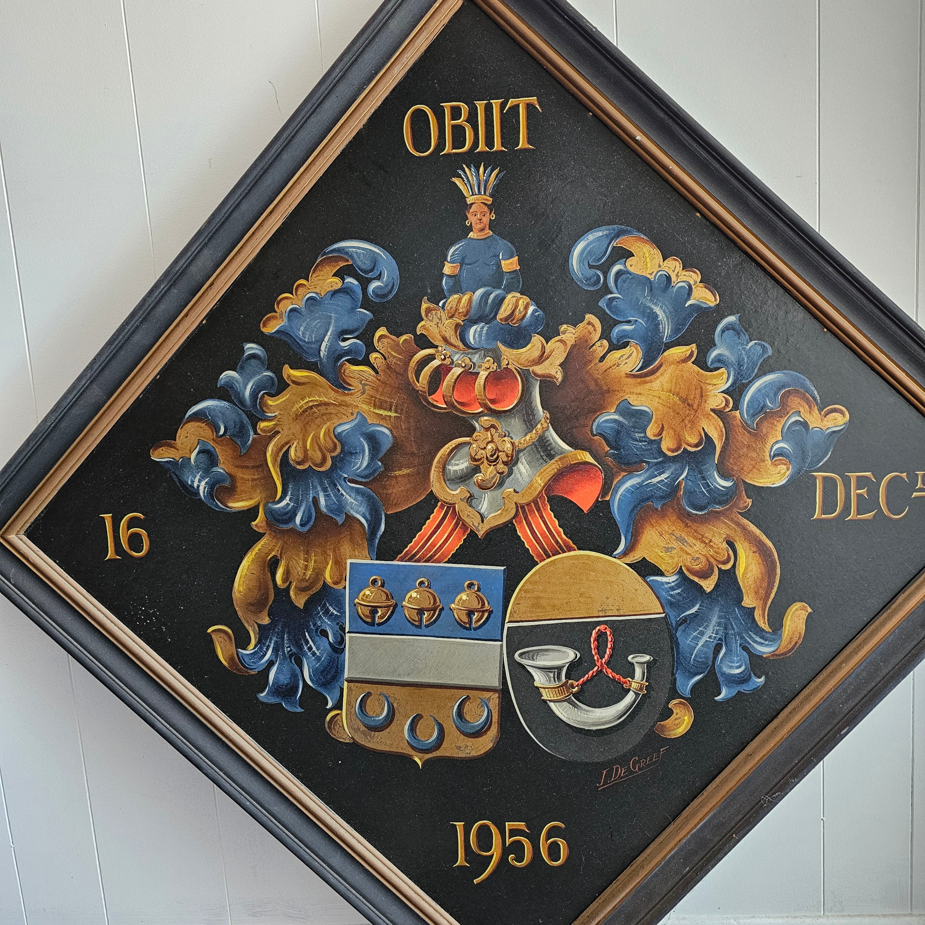 Dutch Funerary Hatchment (1956)