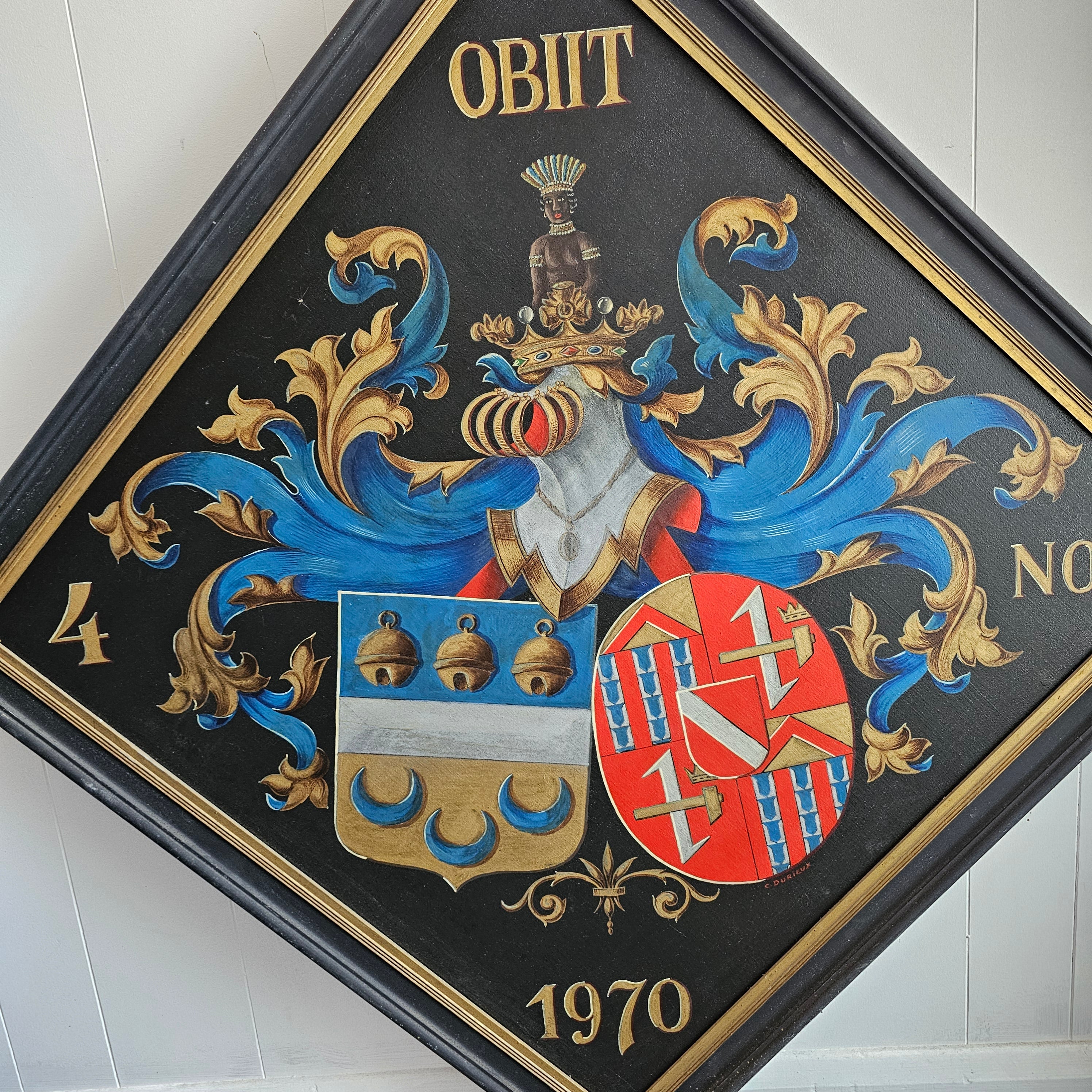 Dutch Funerary Hatchment (1970)