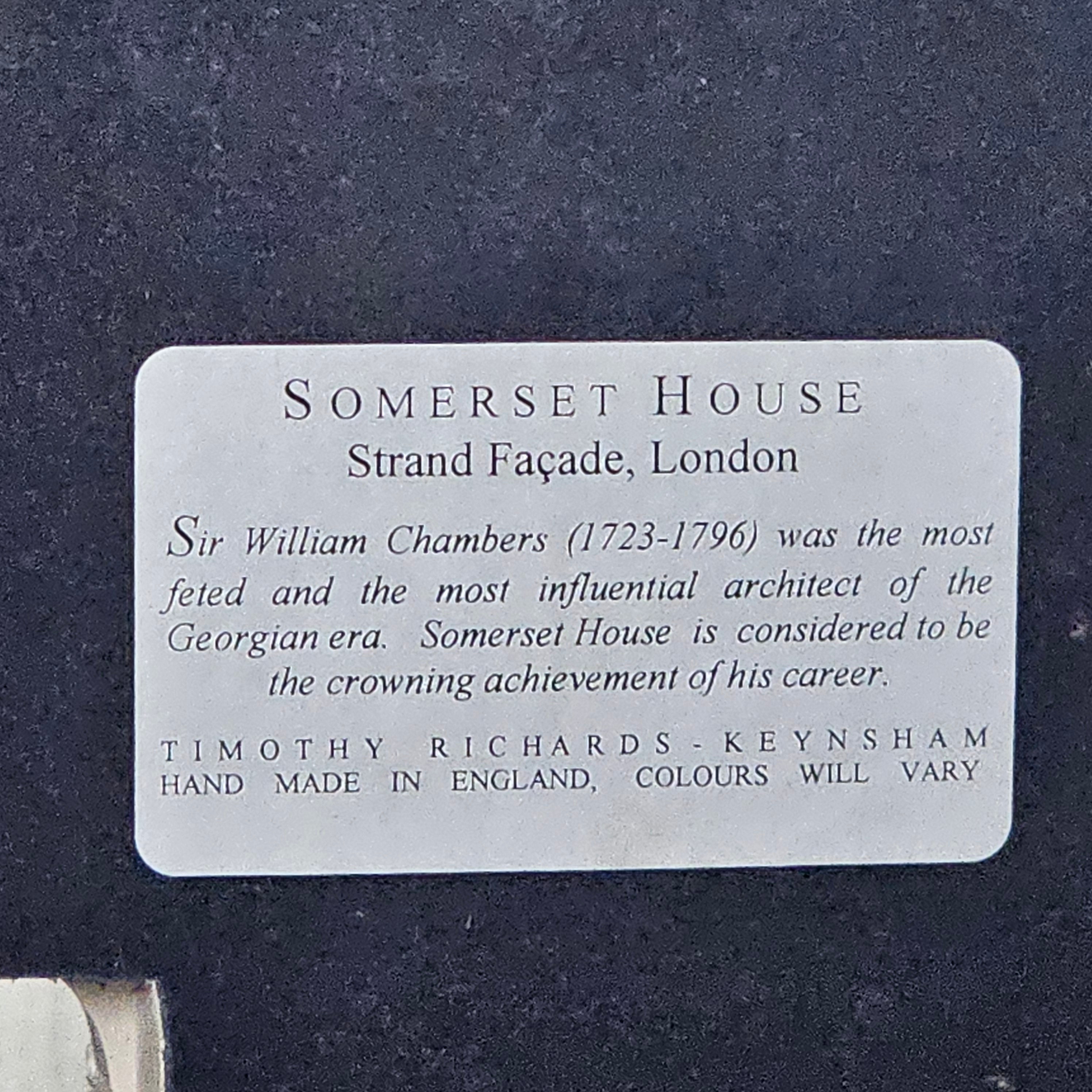 Somerset House Architectural Model