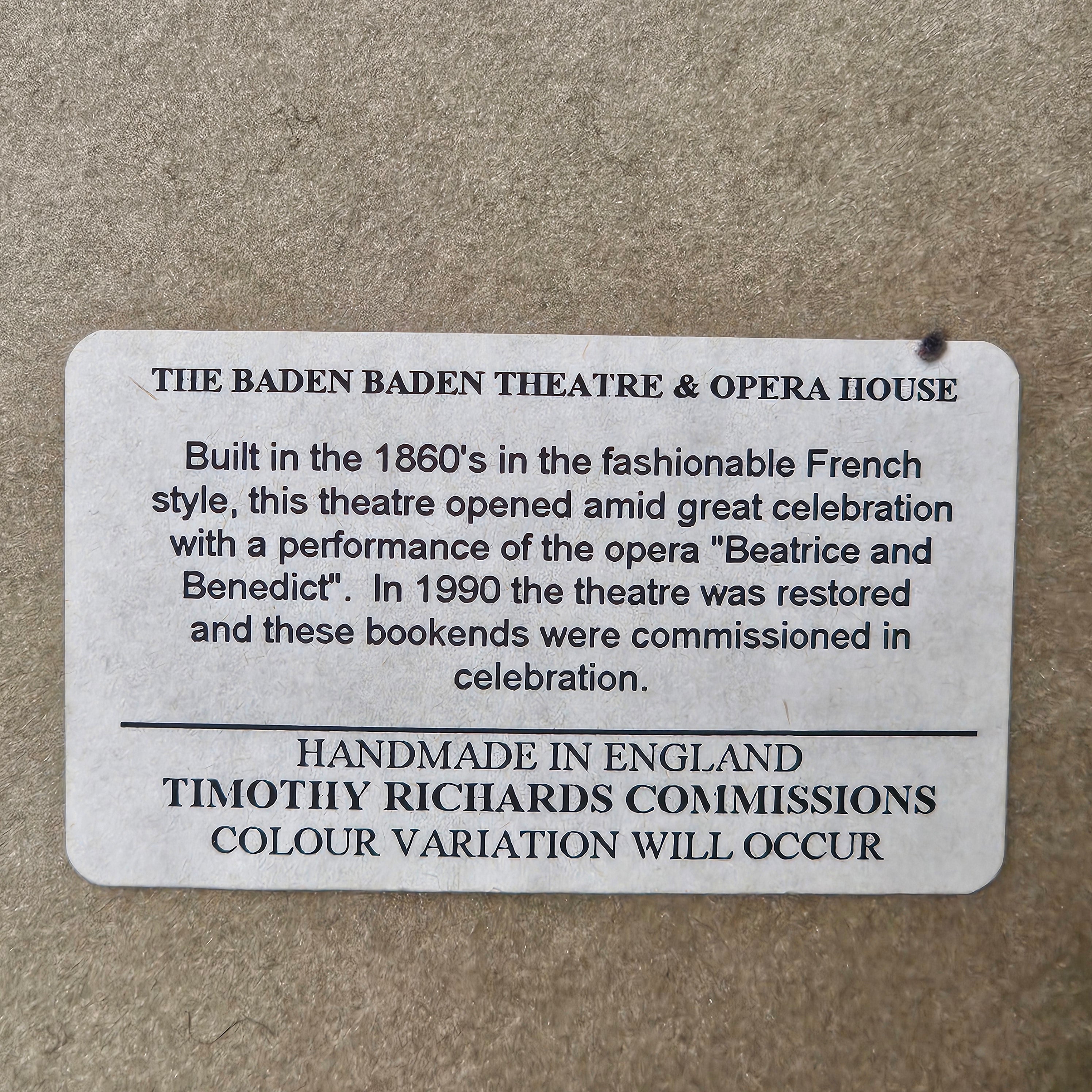 Baden Baden Theatre & Opera House Architectural Model