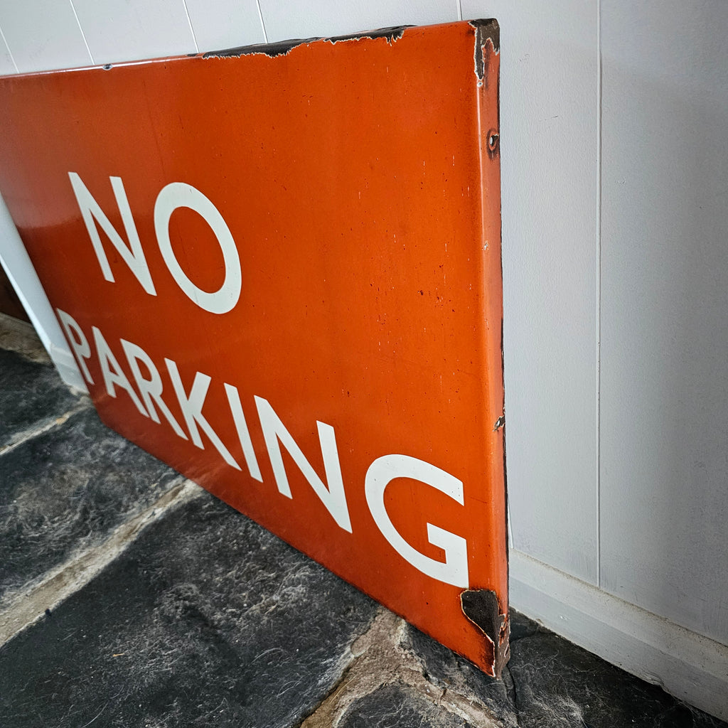 North East Region NO PARKING Enamel Sign