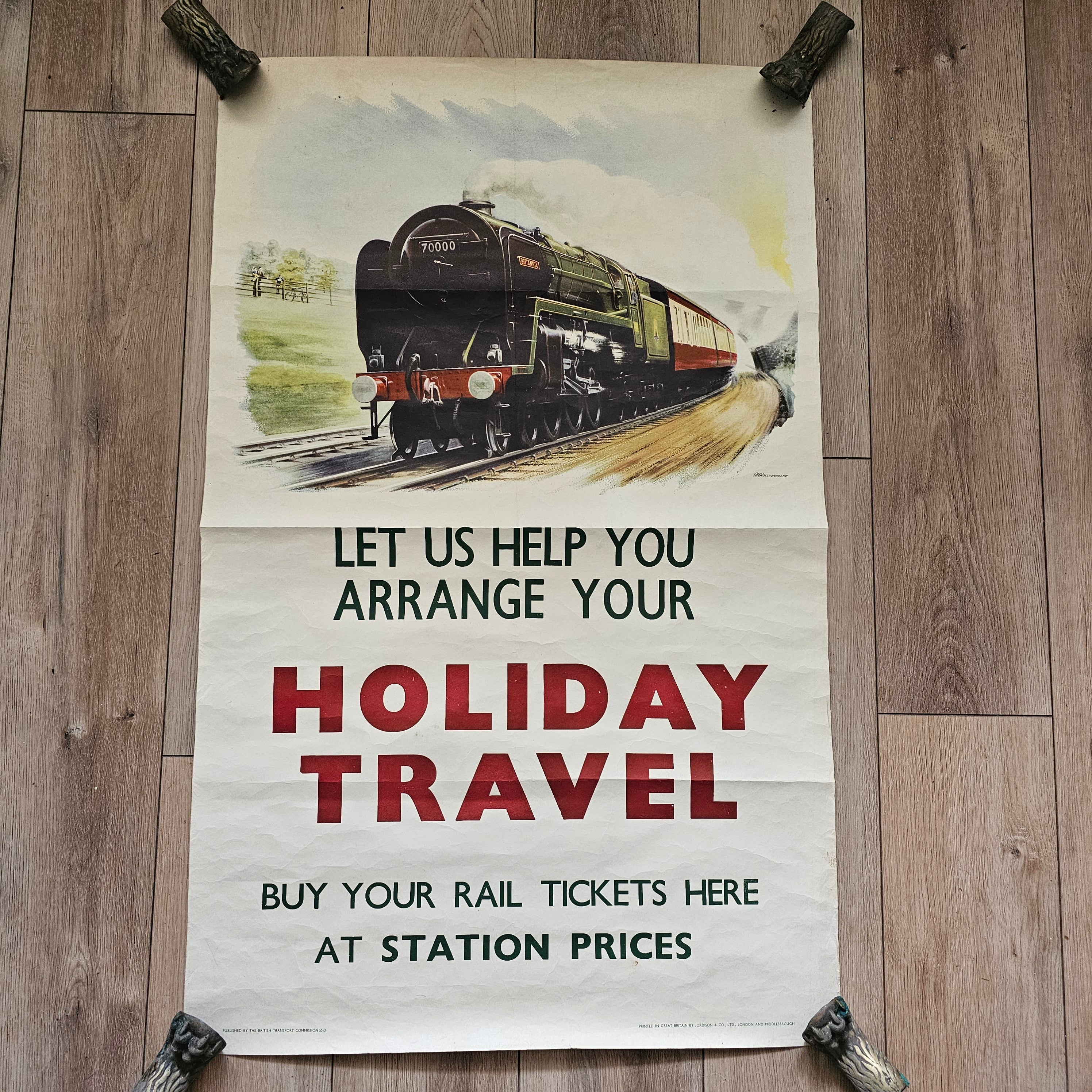 British Railways 1950s Promotional Poster
