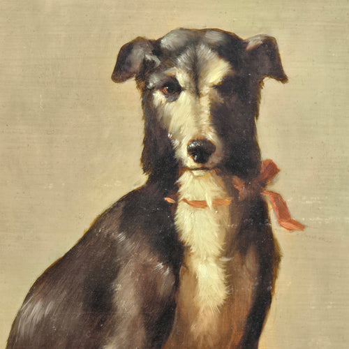 19th Century oil on board after Sir Edward Landseer's pet portrait for Queen Victoria