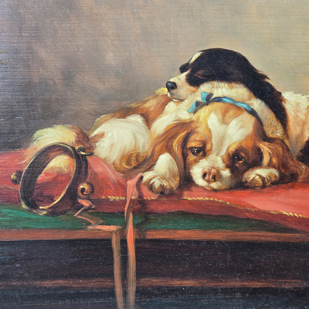 19th Century oil on board after Sir Edward Landseer's pet portrait for Queen Victoria