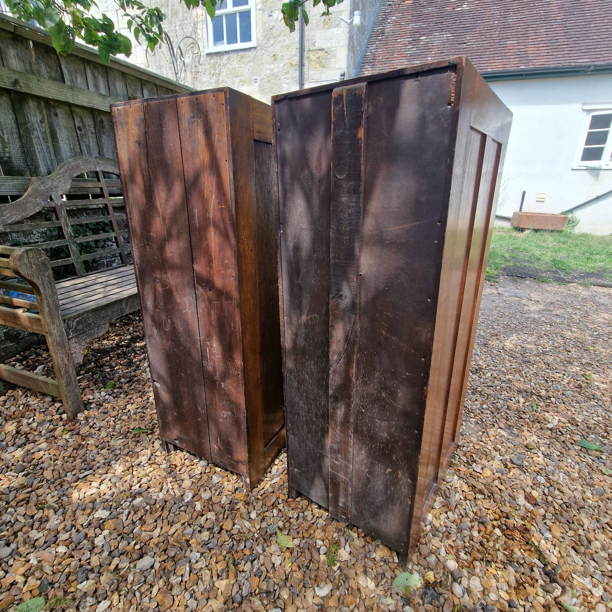 Francis Smith of Glasgow Collector Cabinets (Pair)