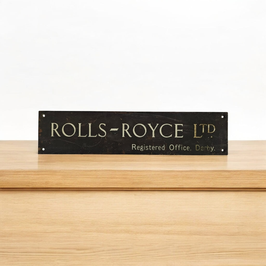 Rolls Royce Registered Office Sign