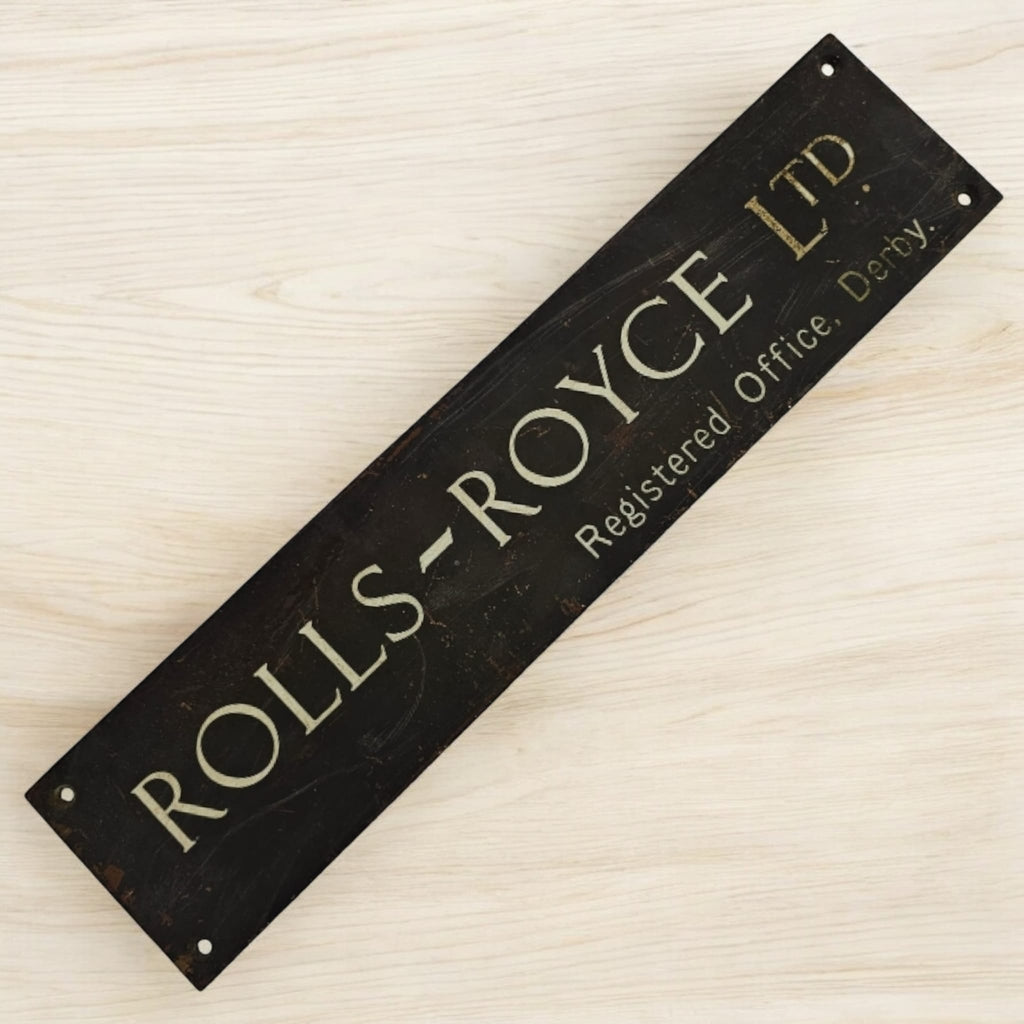 Rolls Royce Registered Office Sign
