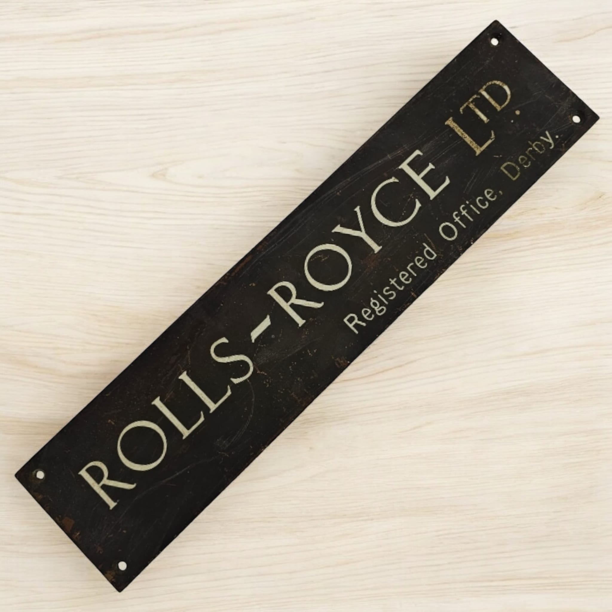 Rolls Royce Registered Office Sign