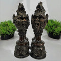 Green Man Newel Post Caps