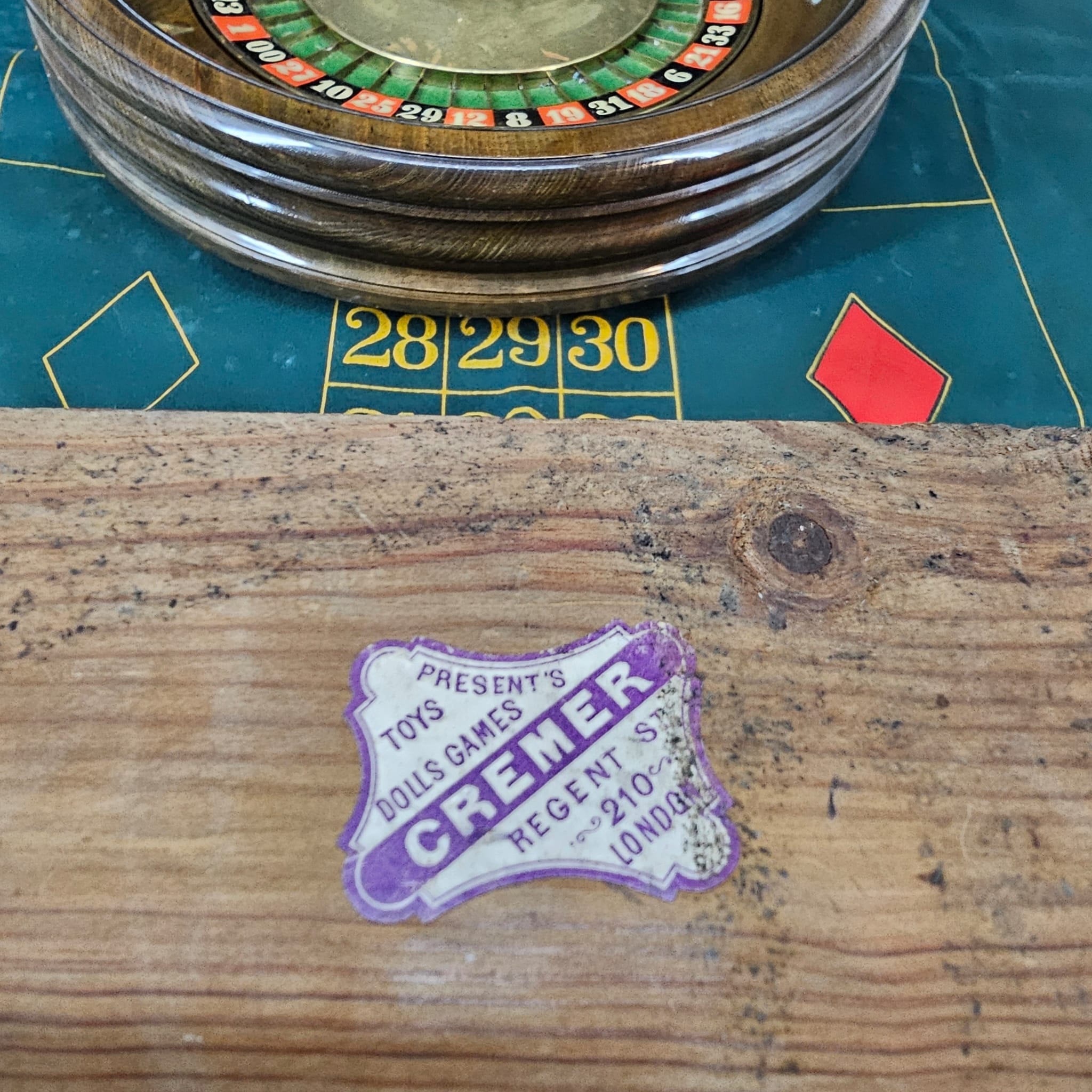 W Cremer Roulette Wheel