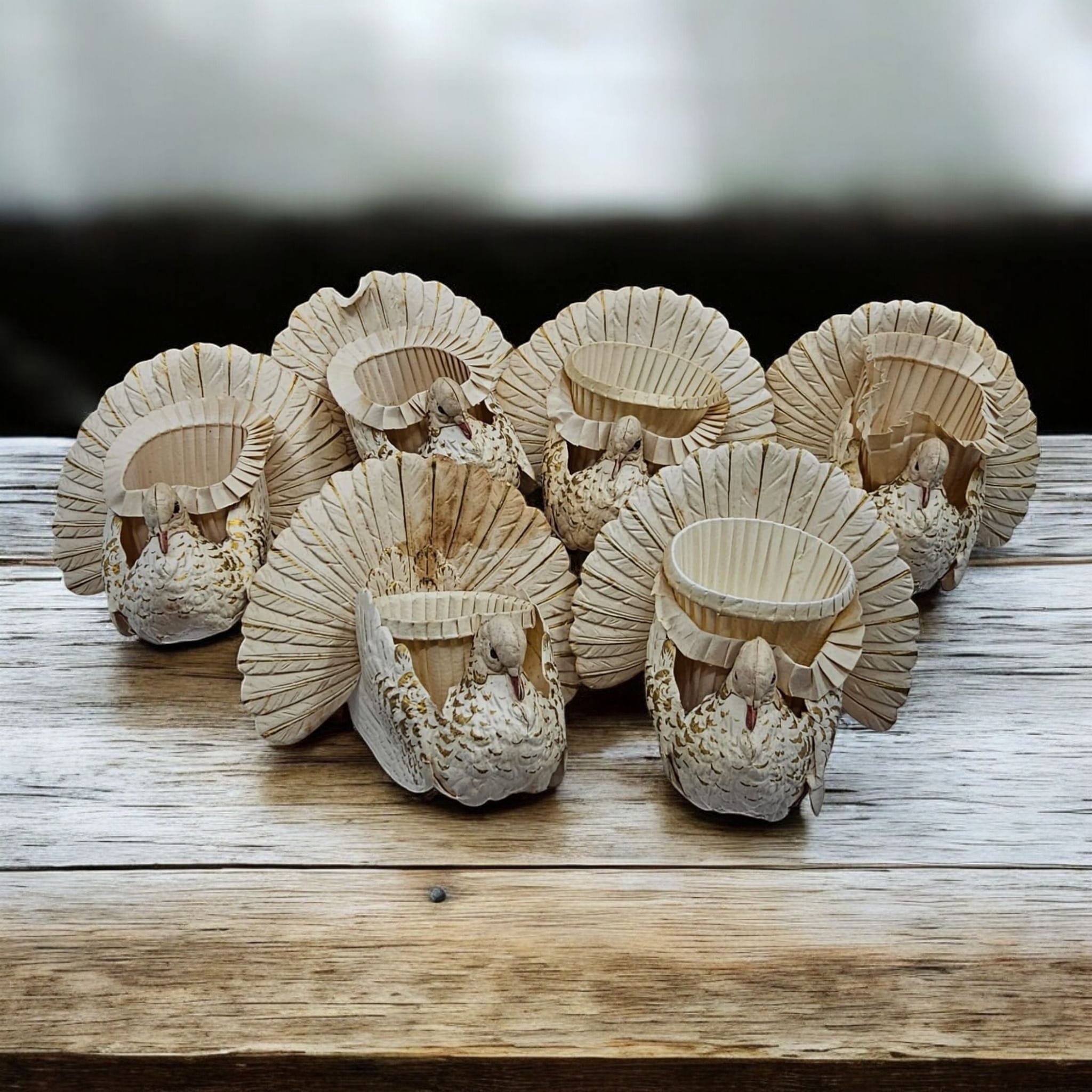 Victorian Turtle Dove Wedding Favours