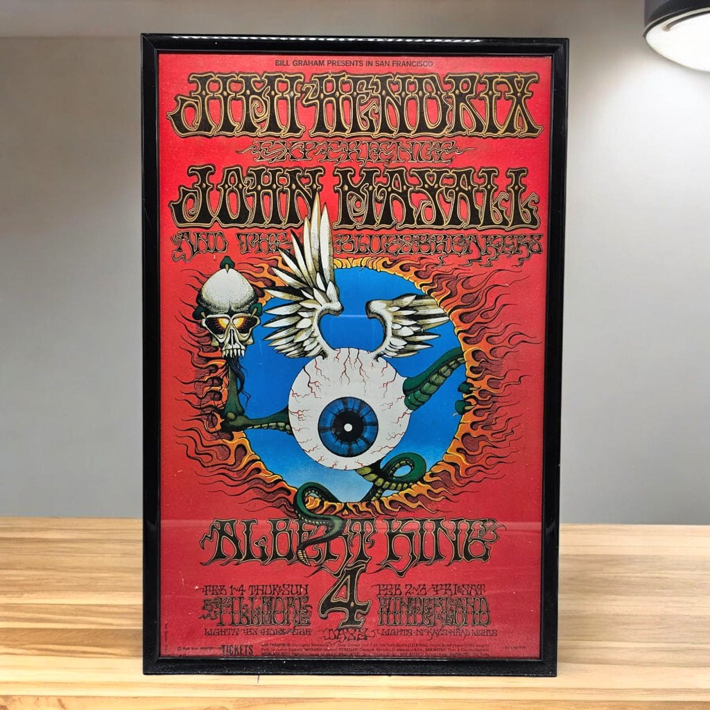 Jimi Hendrix Flying Eyeball Poster (2nd Print)
