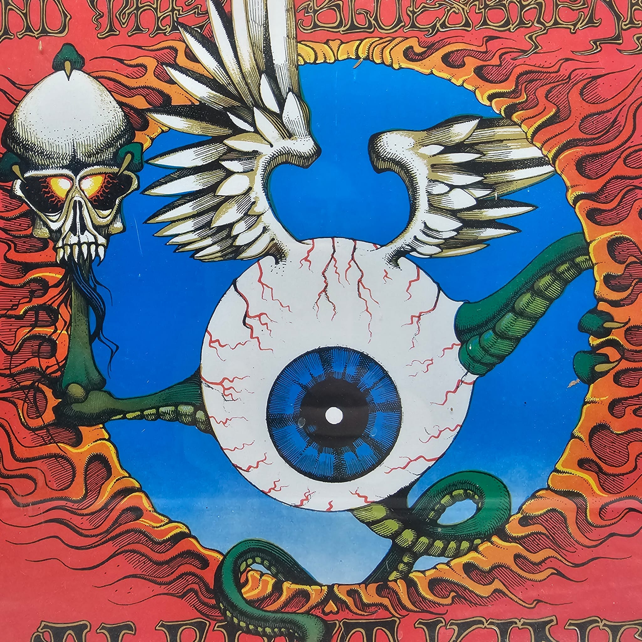 Jimi Hendrix Flying Eyeball Poster (2nd Print) – Home Alchemy
