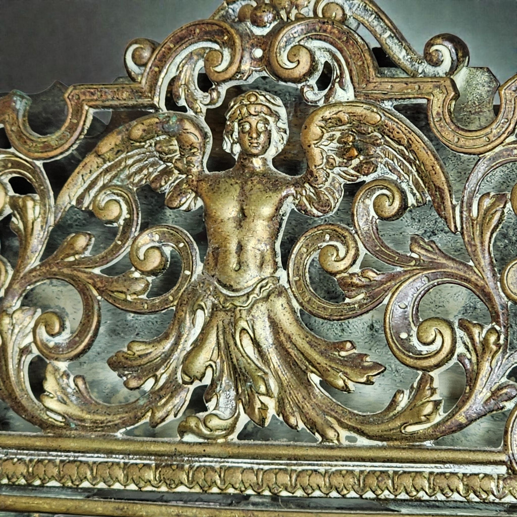 Victorian Brass Letter Rack