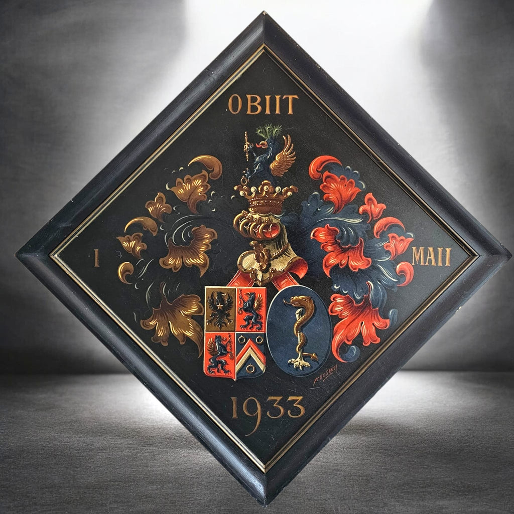 Belgian Funerary Hatchment (1933)
