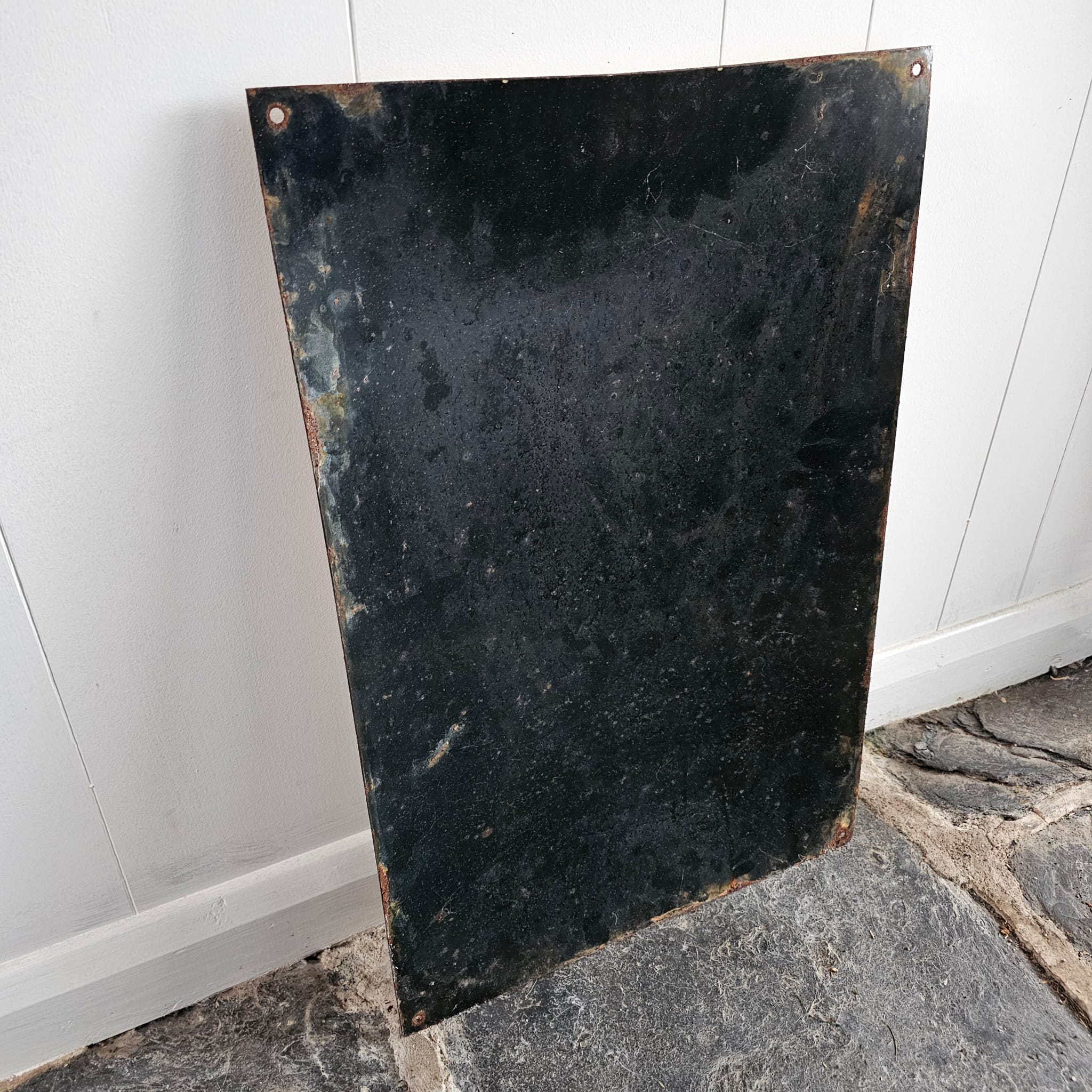 Vintage Cushion Porsche Service Enamel Sign