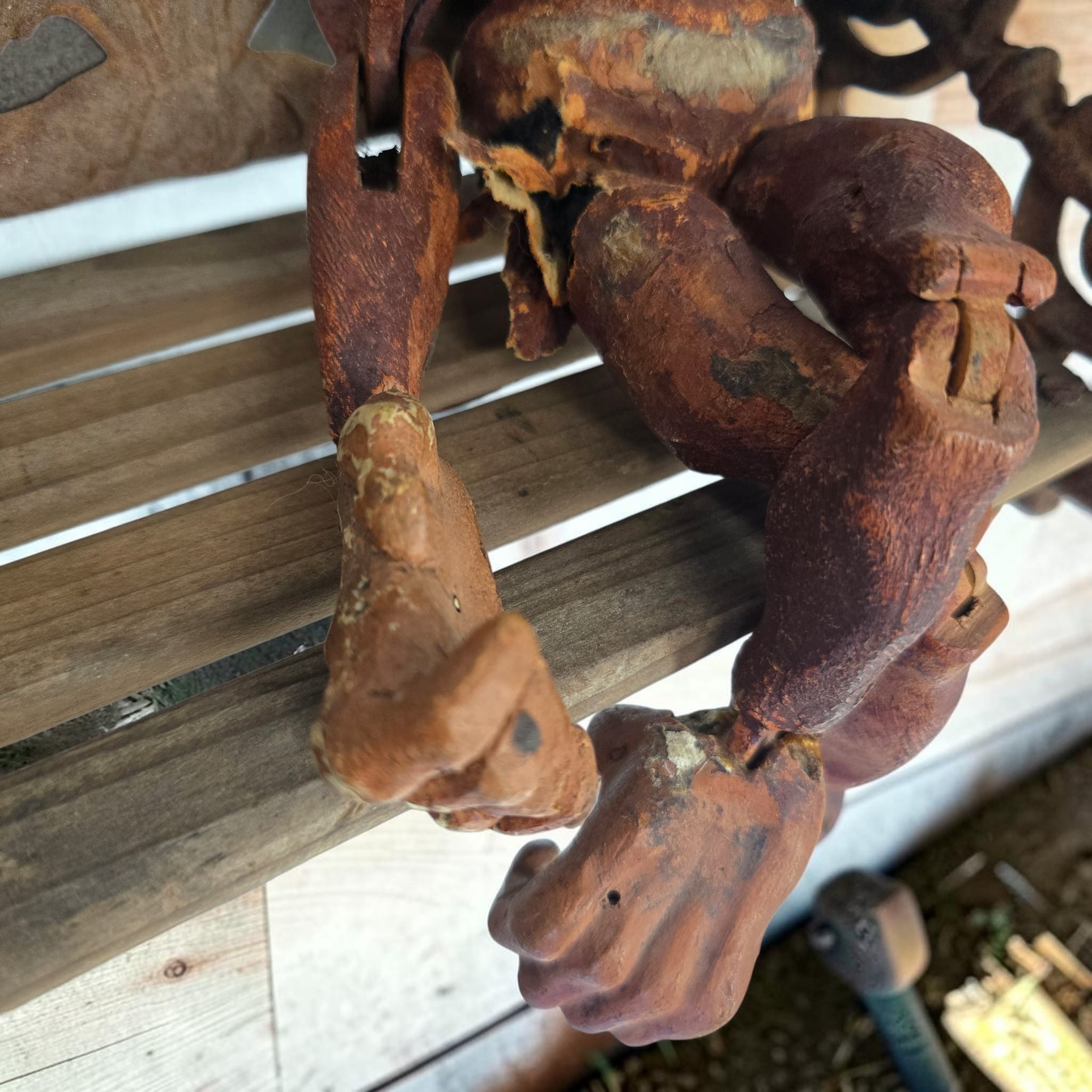 Folk Art Monkey Puppet