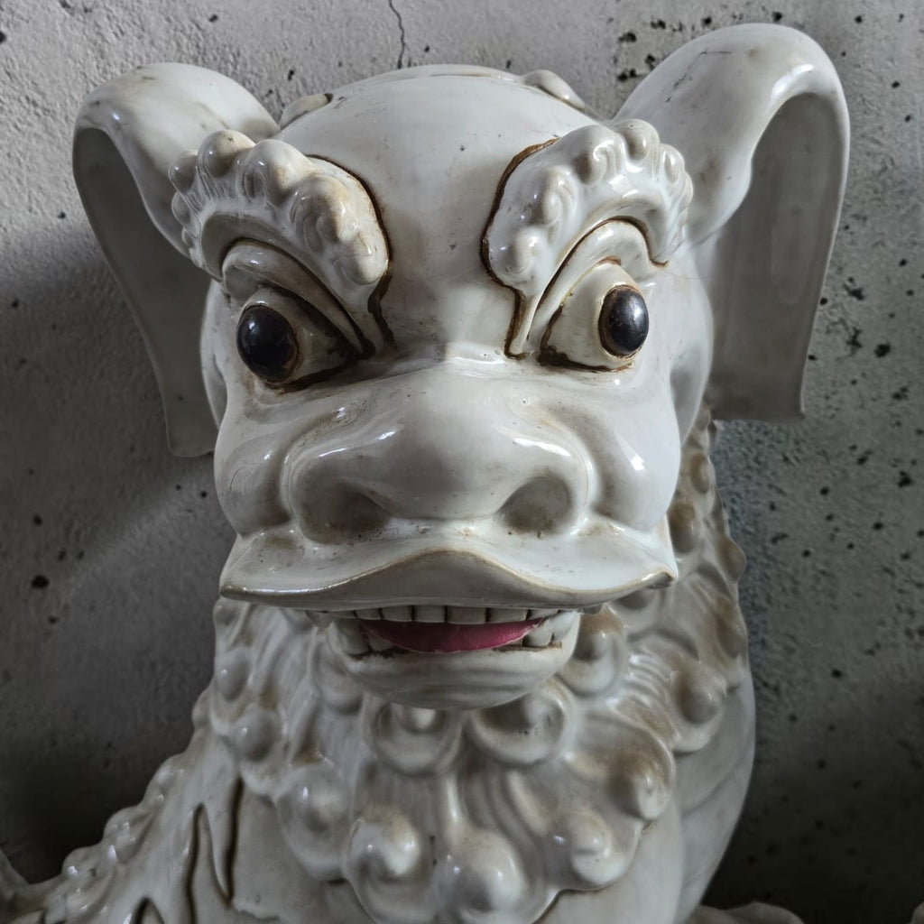 Ceramic Temple Guardian Lions (Shishi)